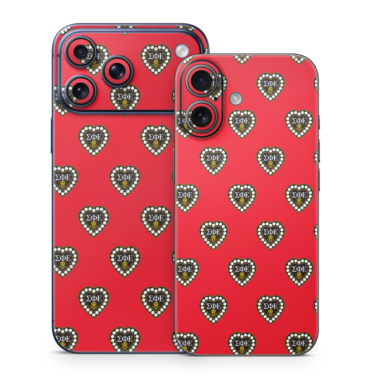 Sigma Phi Epsilon Badge Pattern Red - Apple iPhone 17 Skin
