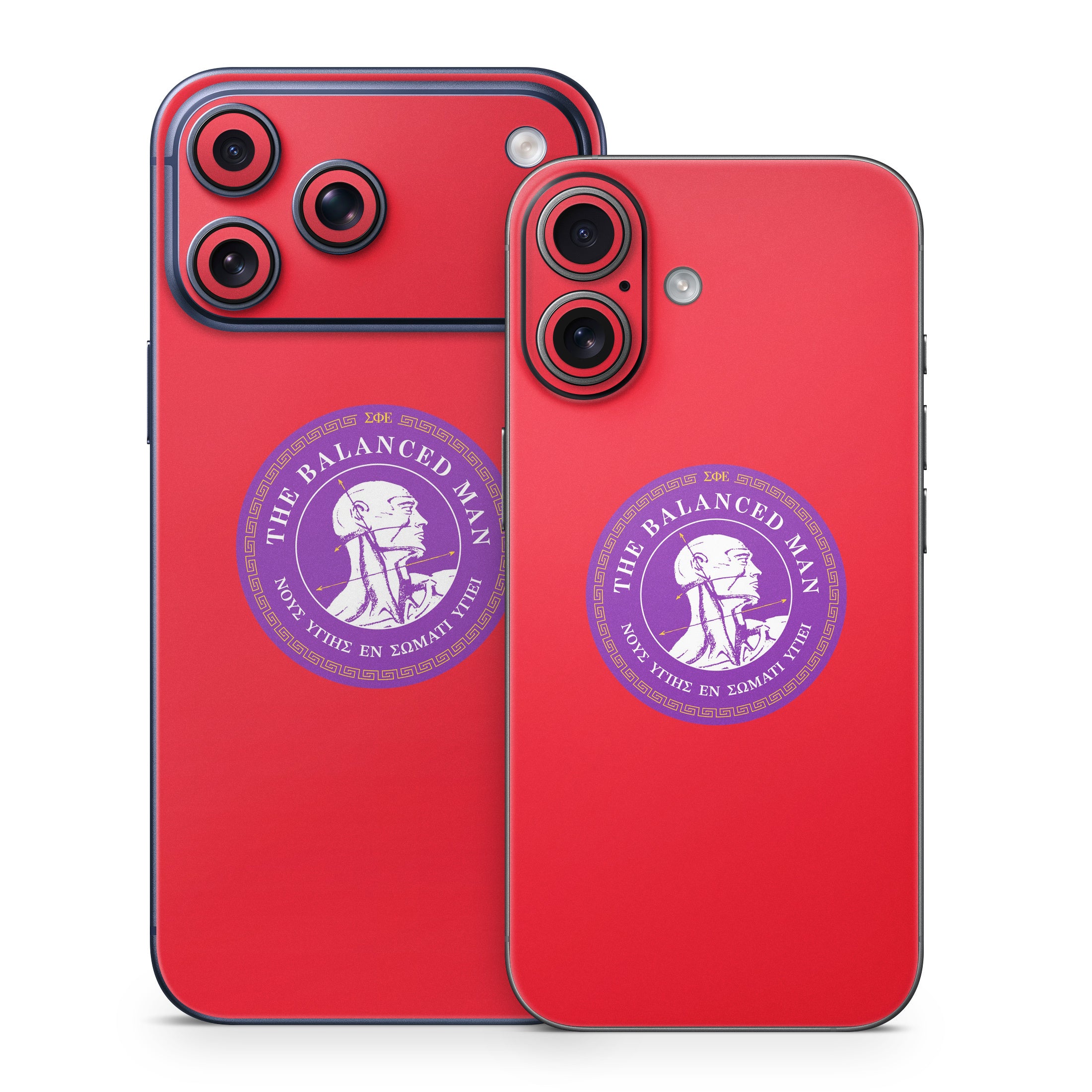 Sigma Phi Epsilon Balanced Man Red - Apple iPhone 17 Skin