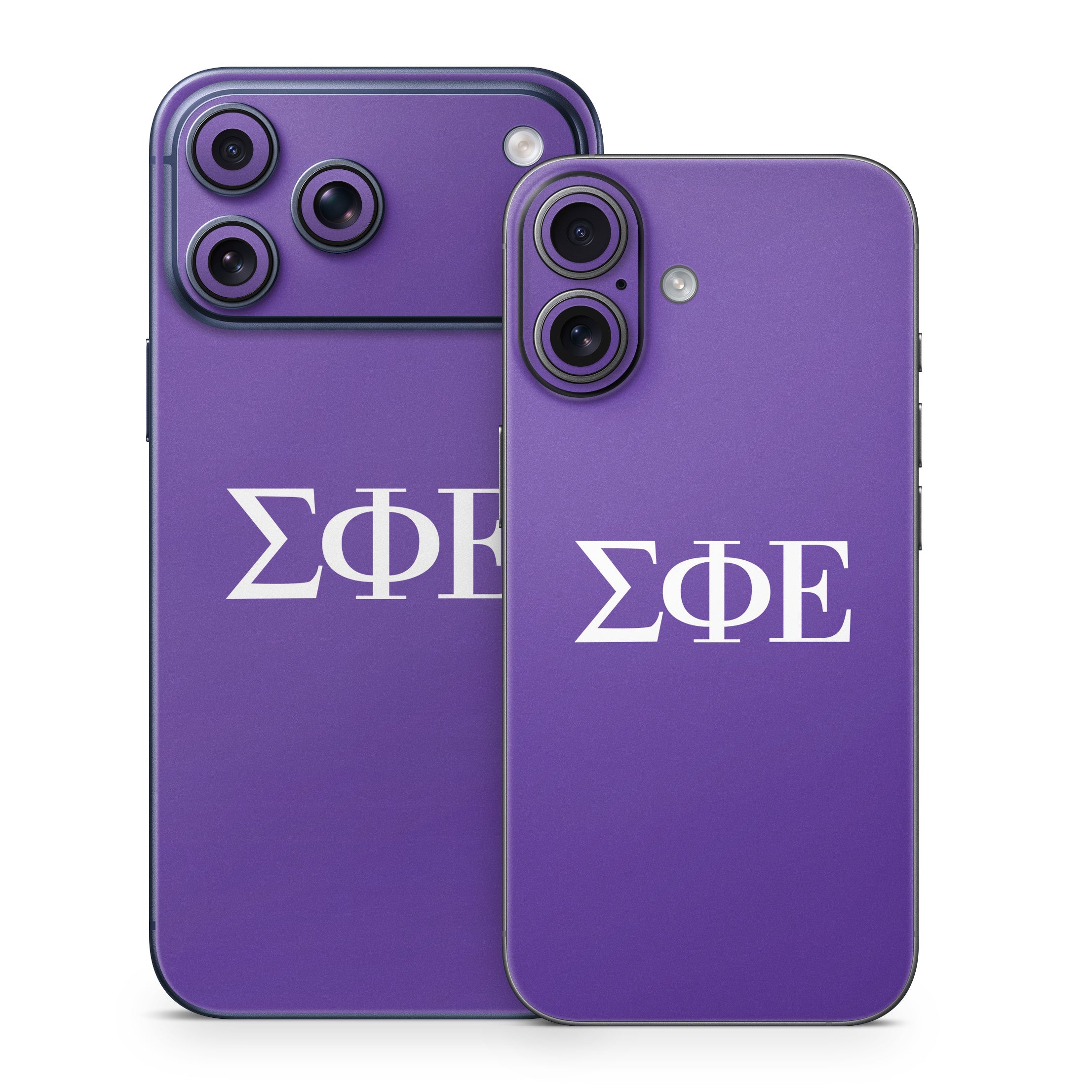 Sigma Phi Epsilon Greek Letters Purple - Apple iPhone 17 Skin