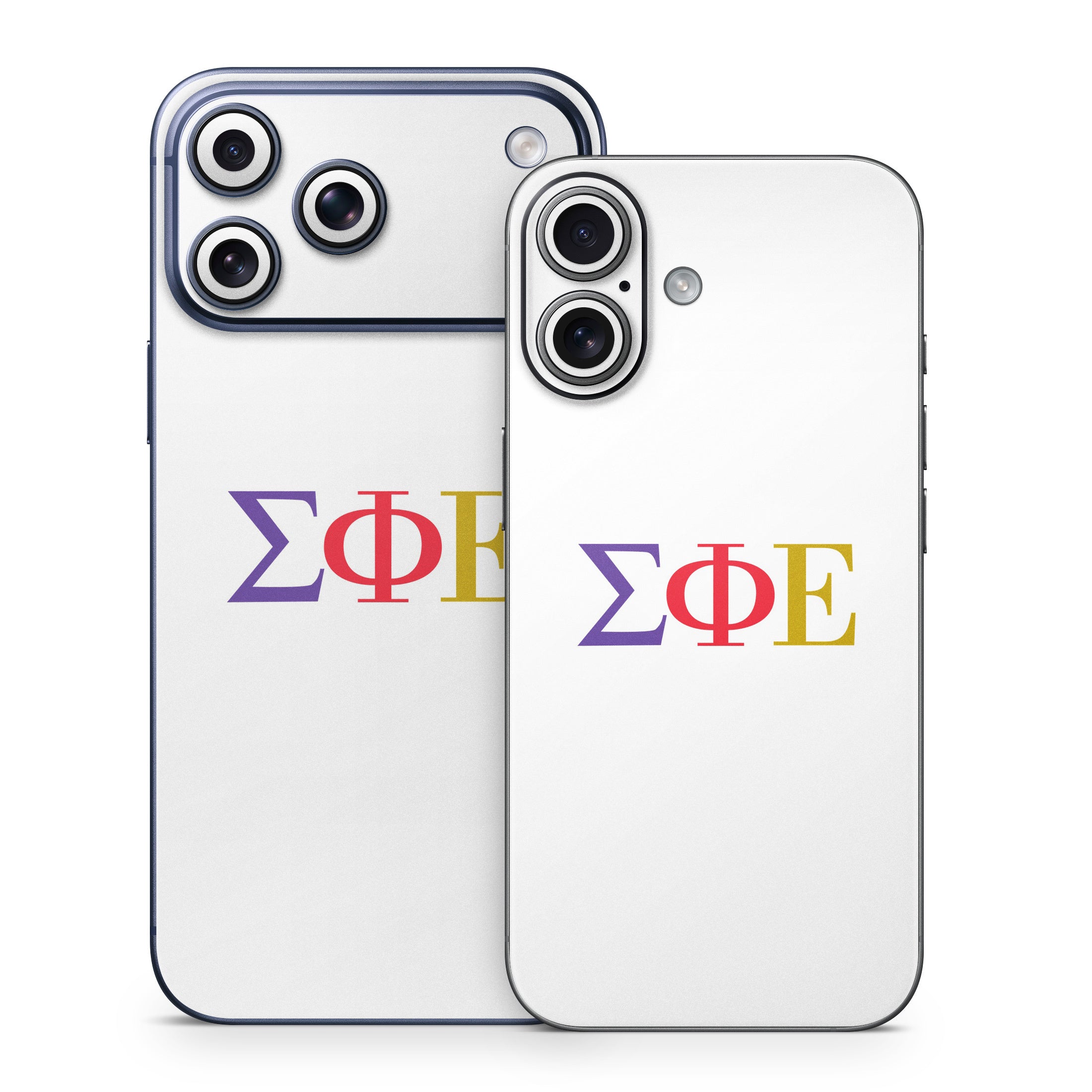 Sigma Phi Epsilon Greek Letters White - Apple iPhone 17 Skin