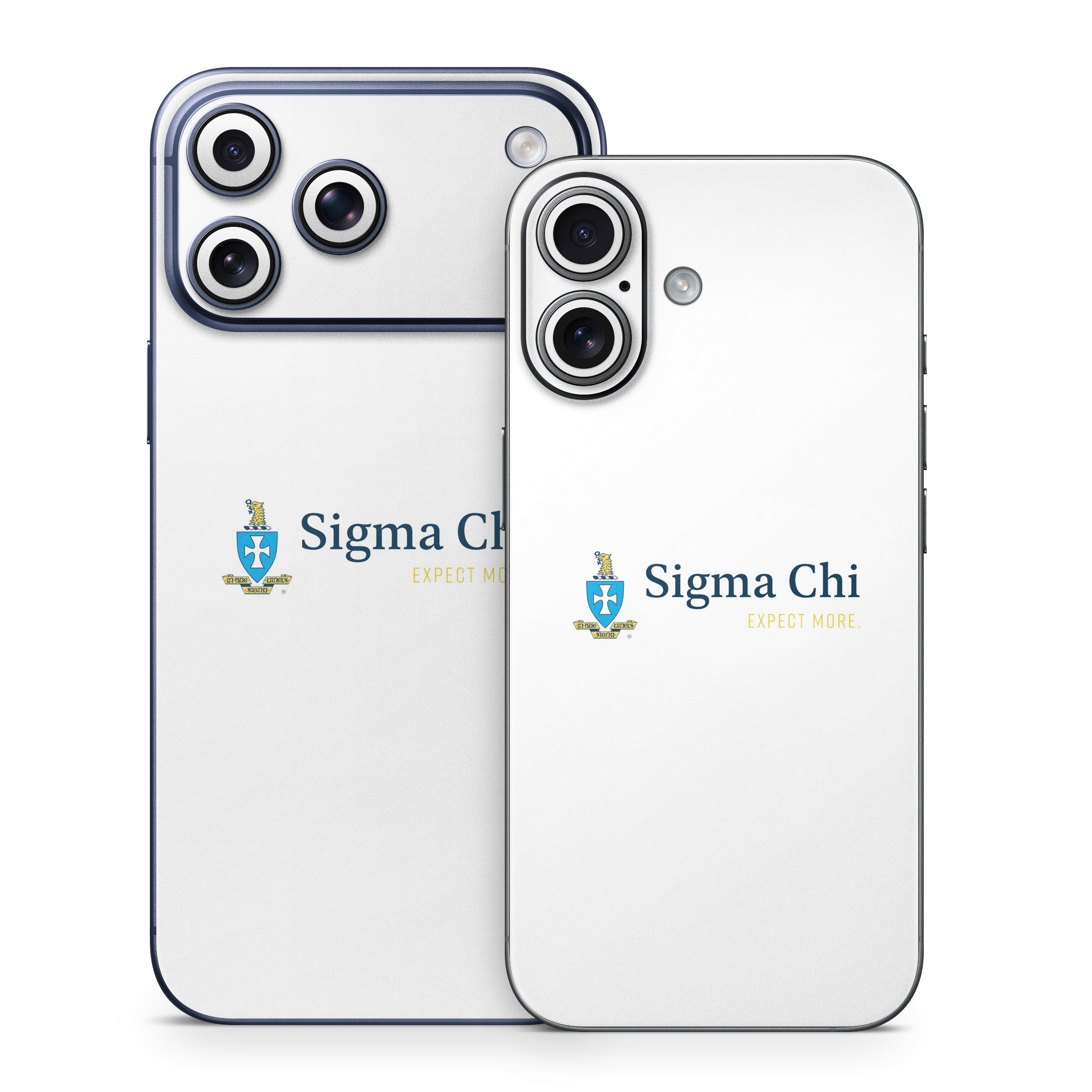 Sigma Chi Logo White - Apple iPhone 17 Skin