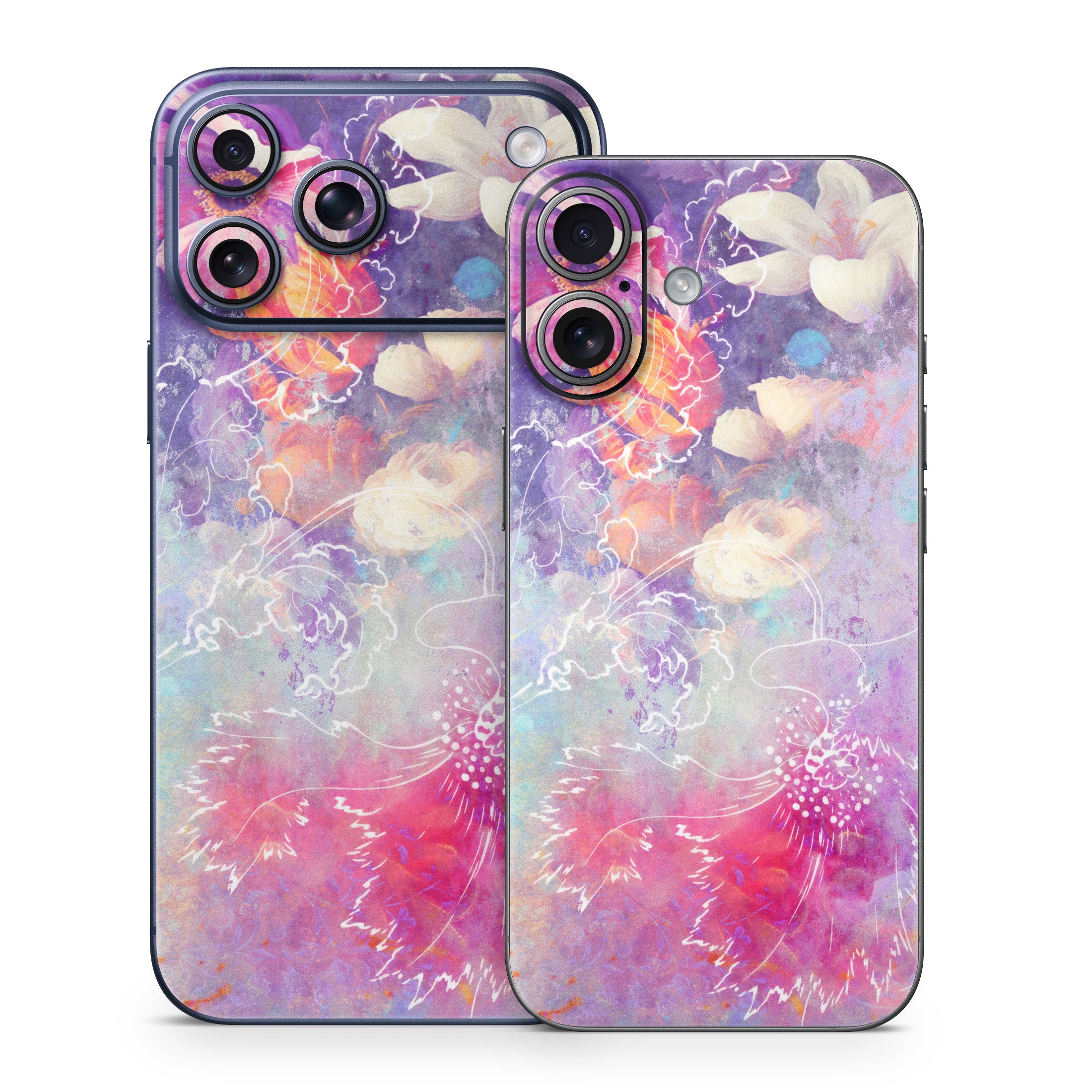 Sketch Flowers Lily - Apple iPhone 17 Skin