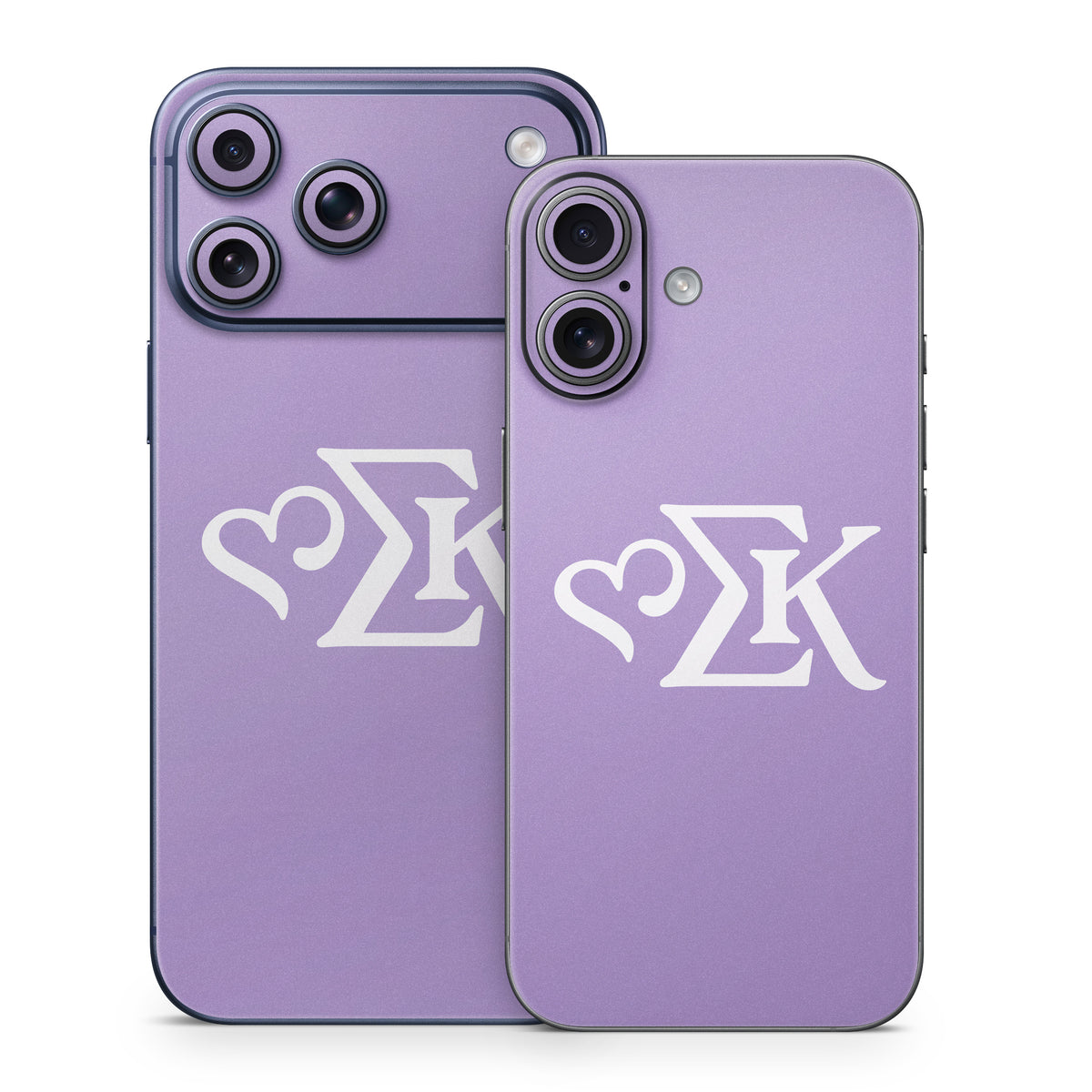Sigma Kappa Greek Letters Dove Love on Legacy Lavender - Apple iPhone 17 Skin