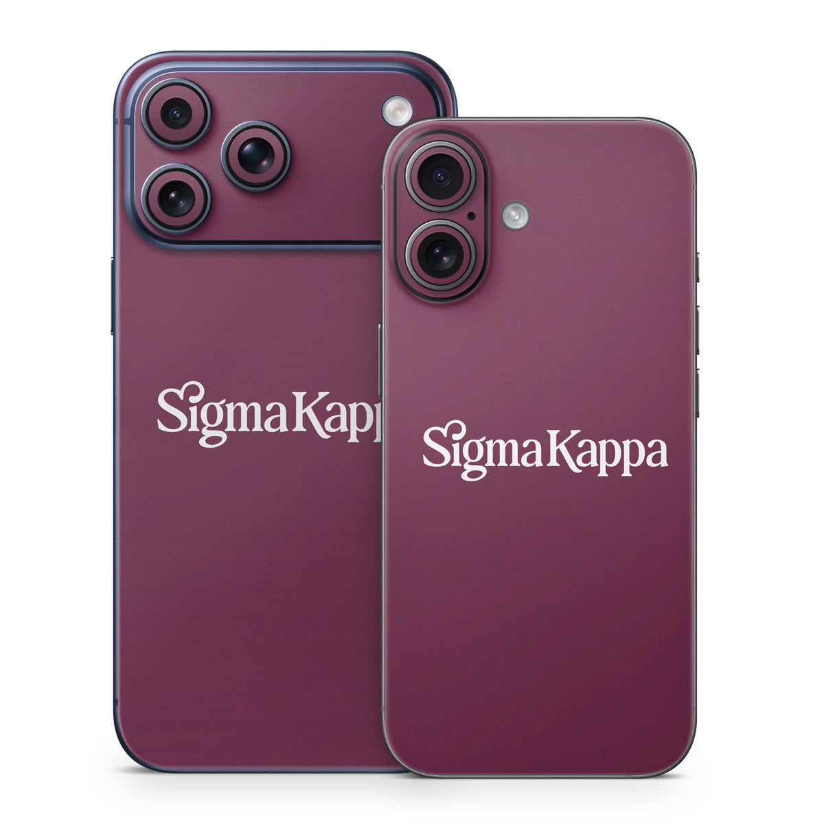 Sigma Kappa Primary Logo Dove Love on Mary Maroon - Apple iPhone 17 Skin