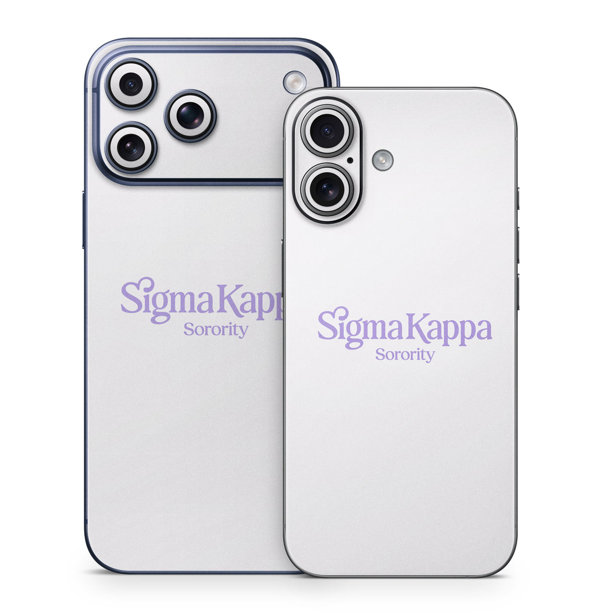 Sigma Kappa Sorority Logo Legacy Lavender on Dove Love - Apple iPhone 17 Skin