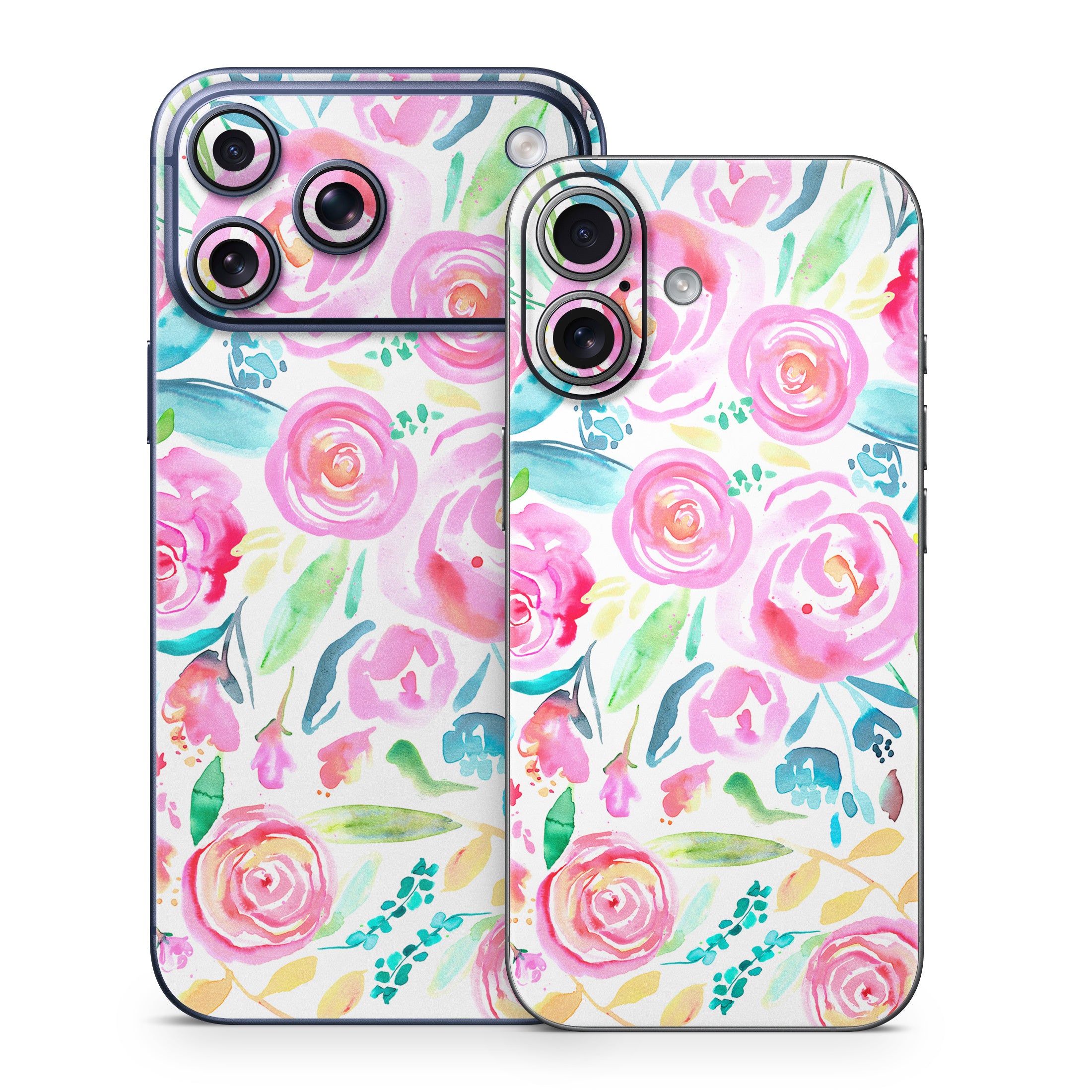 Watercolor Roses - Apple iPhone 17 Skin