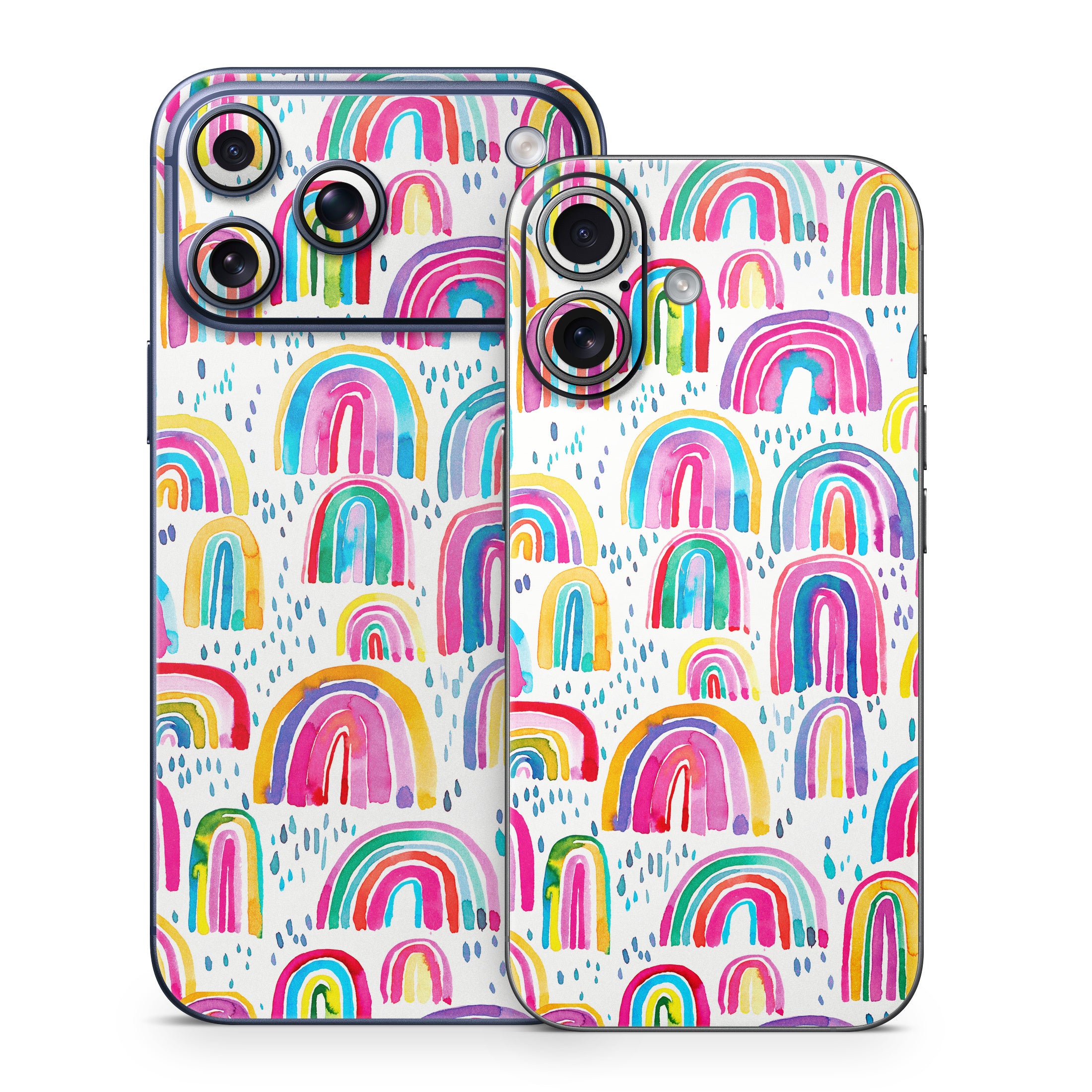 Watercolor Rainbows - Apple iPhone 17 Skin