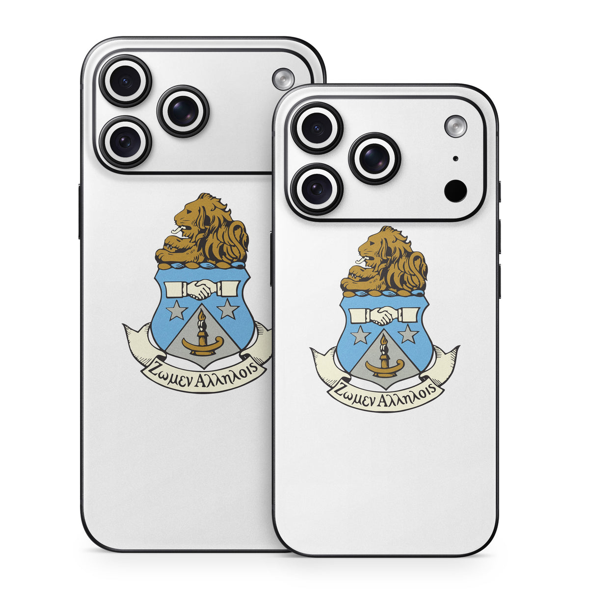 Alpha Delta Pi Crest White - Apple iPhone 18 Skin