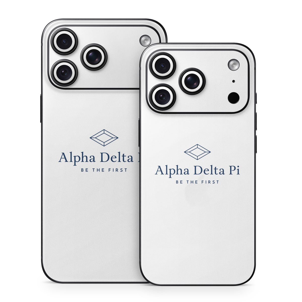 Alpha Delta Pi Primary Logo White - Apple iPhone 18 Skin