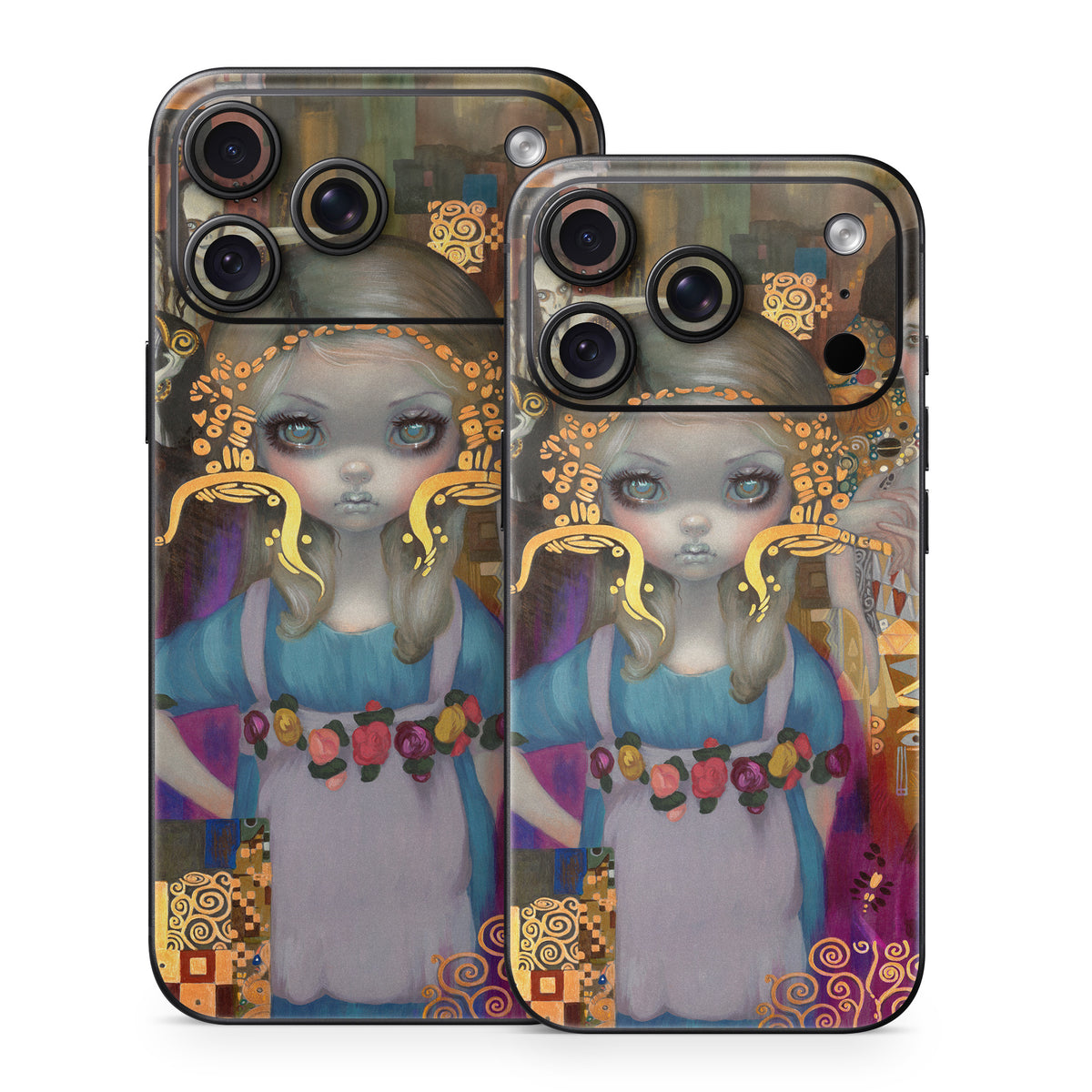 Alice in a Klimt Dream - Apple iPhone 18 Skin