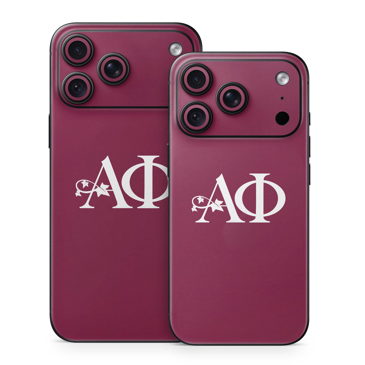 Alpha Phi Greek Letters Bordeaux - Apple iPhone 18 Skin