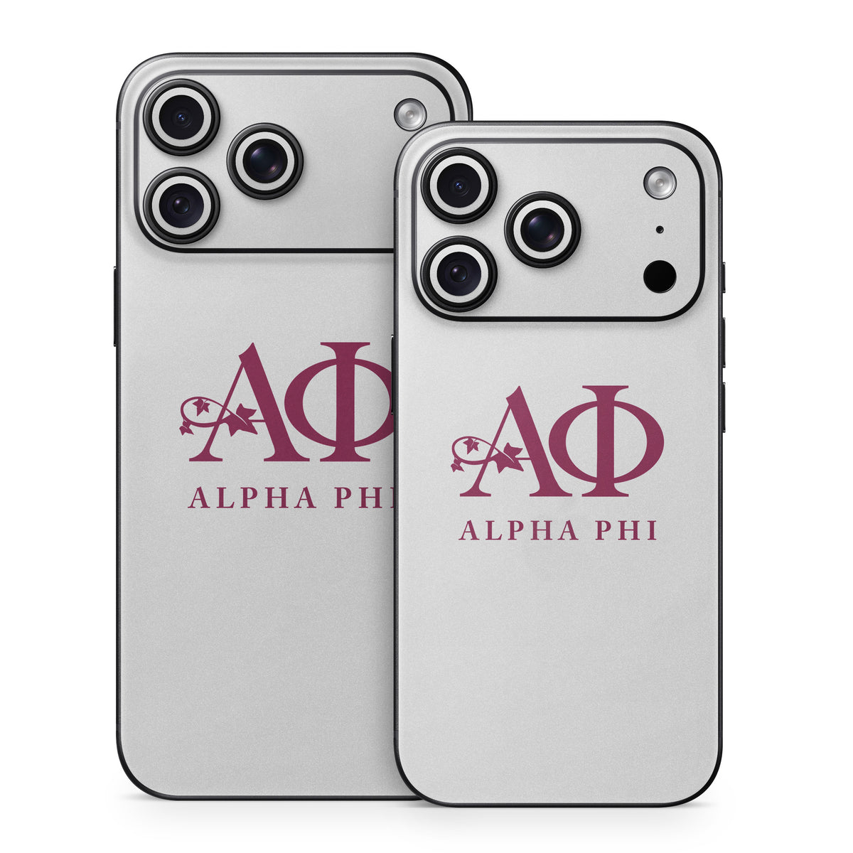 Alpha Phi Silver - Apple iPhone 18 Skin