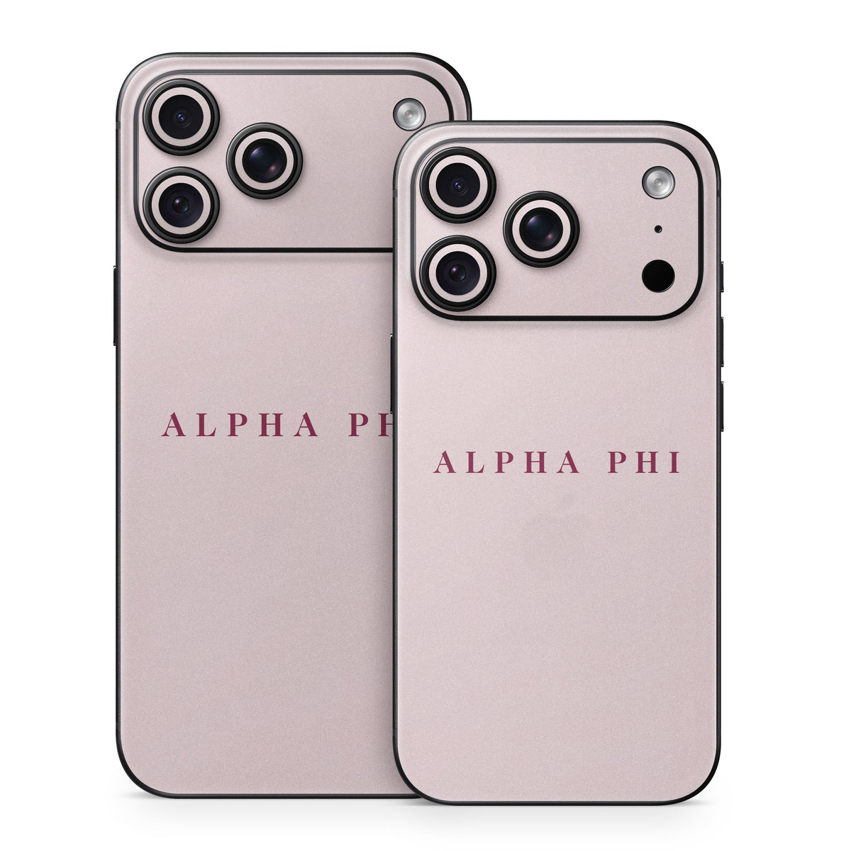 Alpha Phi Wordmark Ivory - Apple iPhone 18 Skin