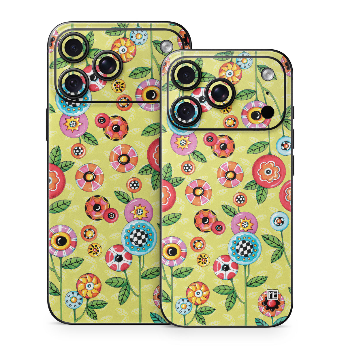 Button Flowers - Apple iPhone 18 Skin