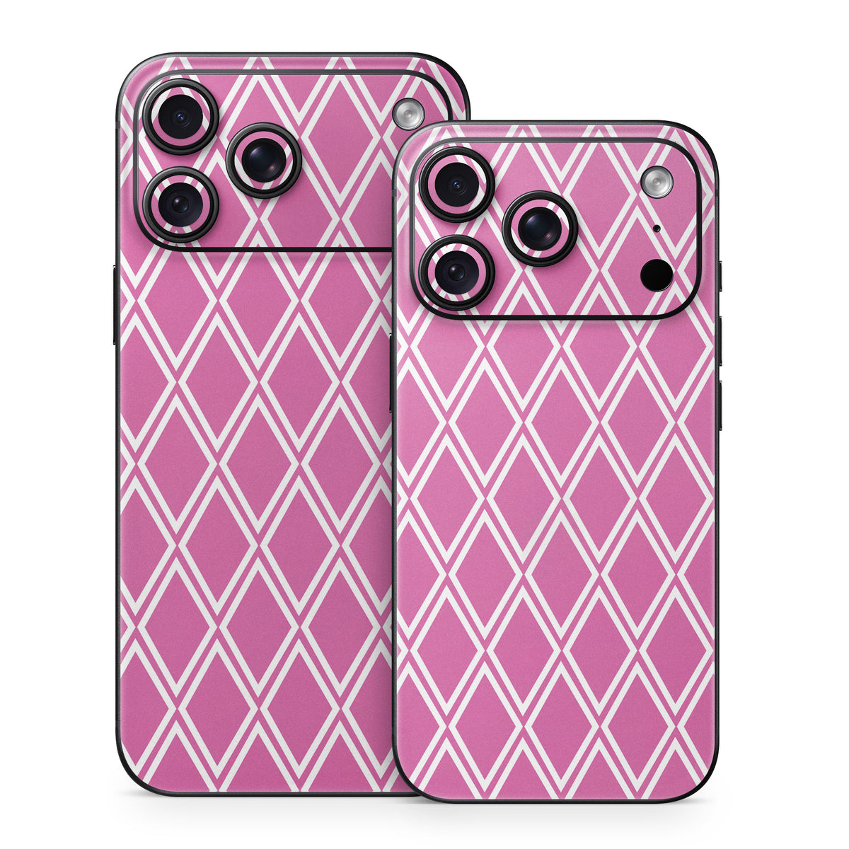 Pink Checks - Apple iPhone 18 Skin
