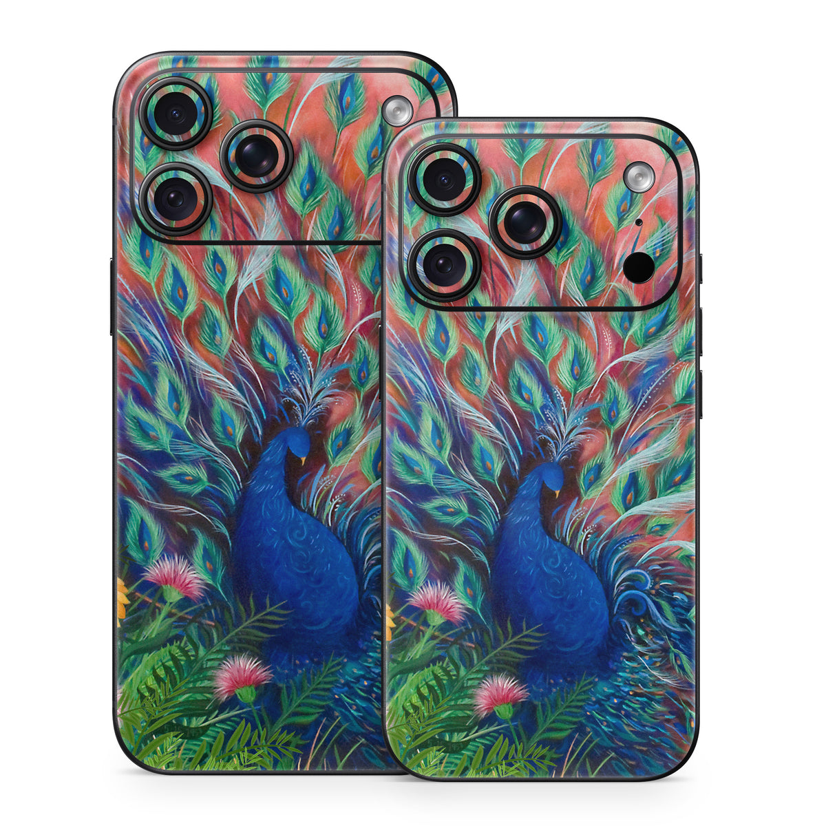Coral Peacock - Apple iPhone 18 Skin