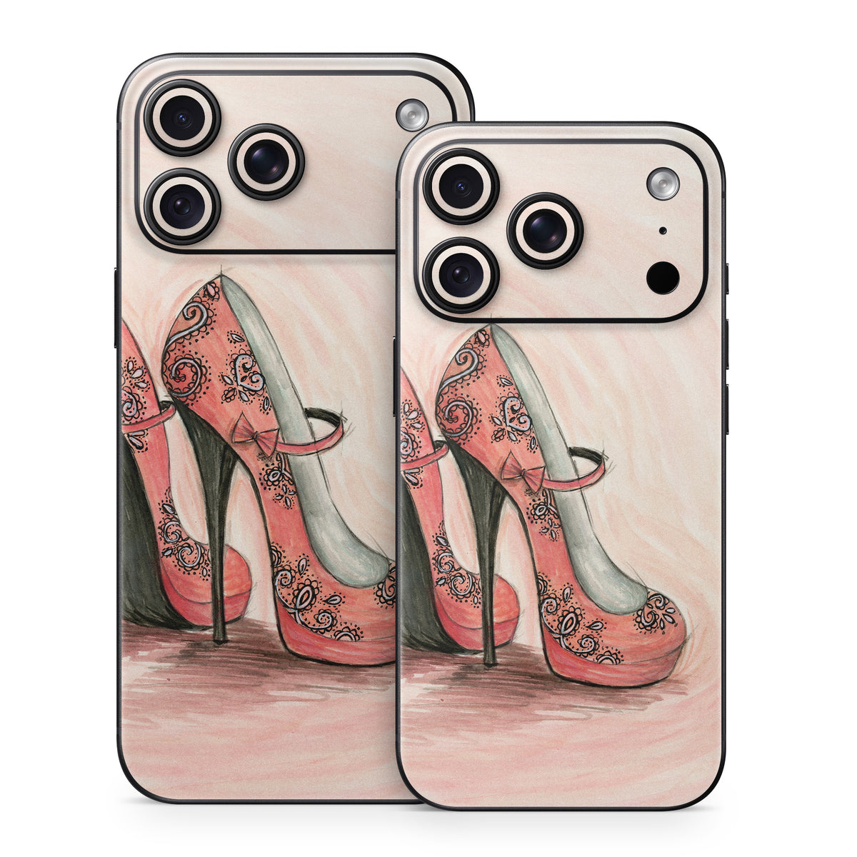 Coral Shoes - Apple iPhone 18 Skin