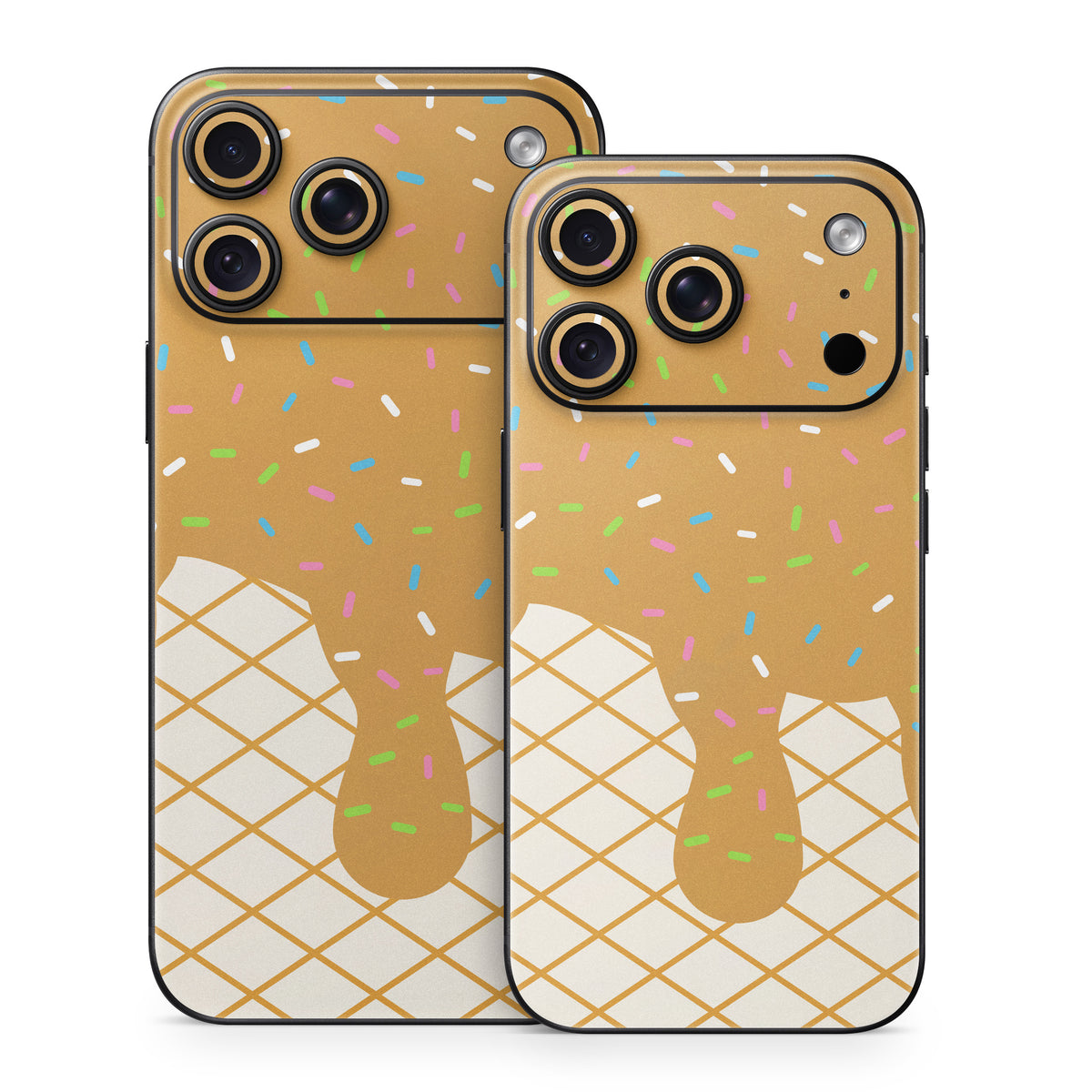 Caramel Ice Cream Drip - Apple iPhone 18 Skin