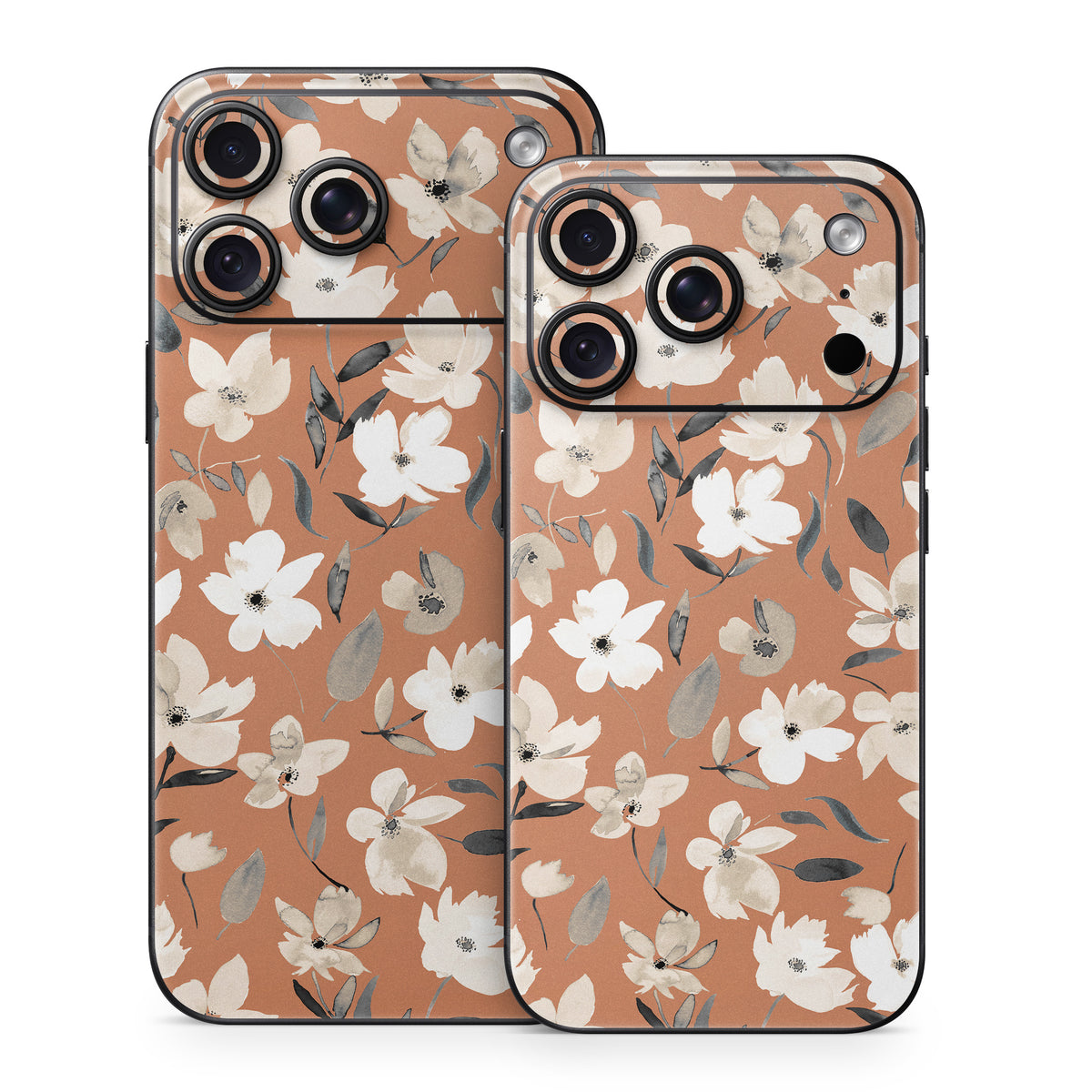 Fresh Flowers Copper - Apple iPhone 18 Skin