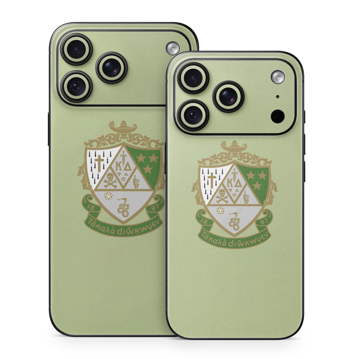 Kappa Delta Crest Light Olive - Apple iPhone 18 Skin