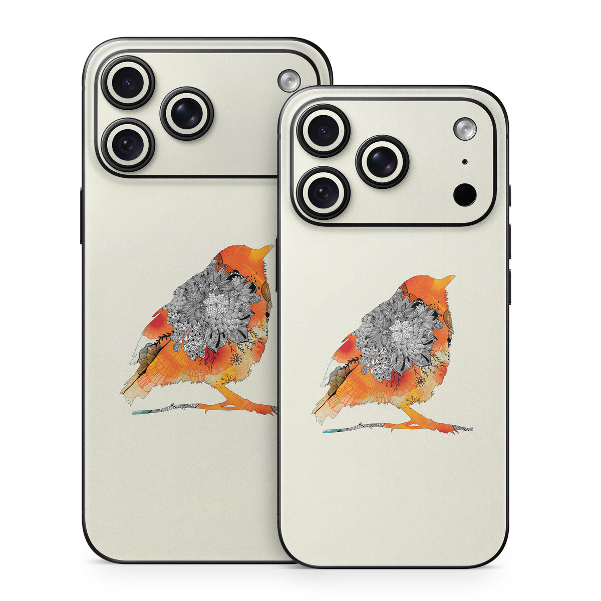Orange Bird - Apple iPhone 18 Skin
