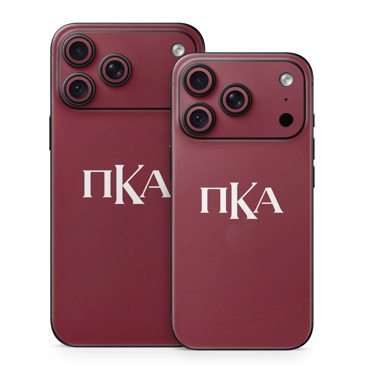 Pi Kappa Alpha Greek Letters Garnet - Apple iPhone 18 Skin