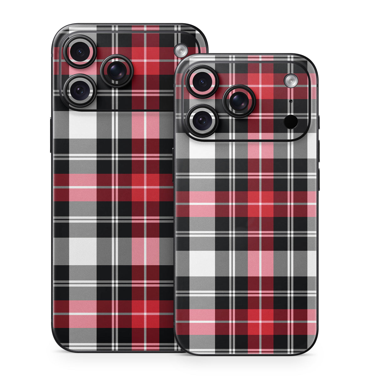 Red Plaid - Apple iPhone 18 Skin