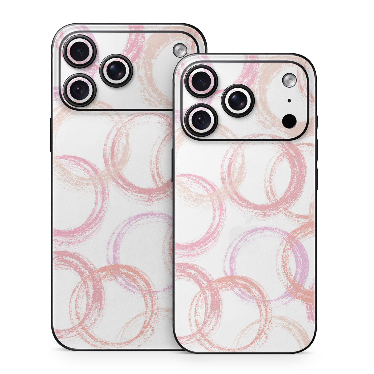 Pink Circles - Apple iPhone 18 Skin