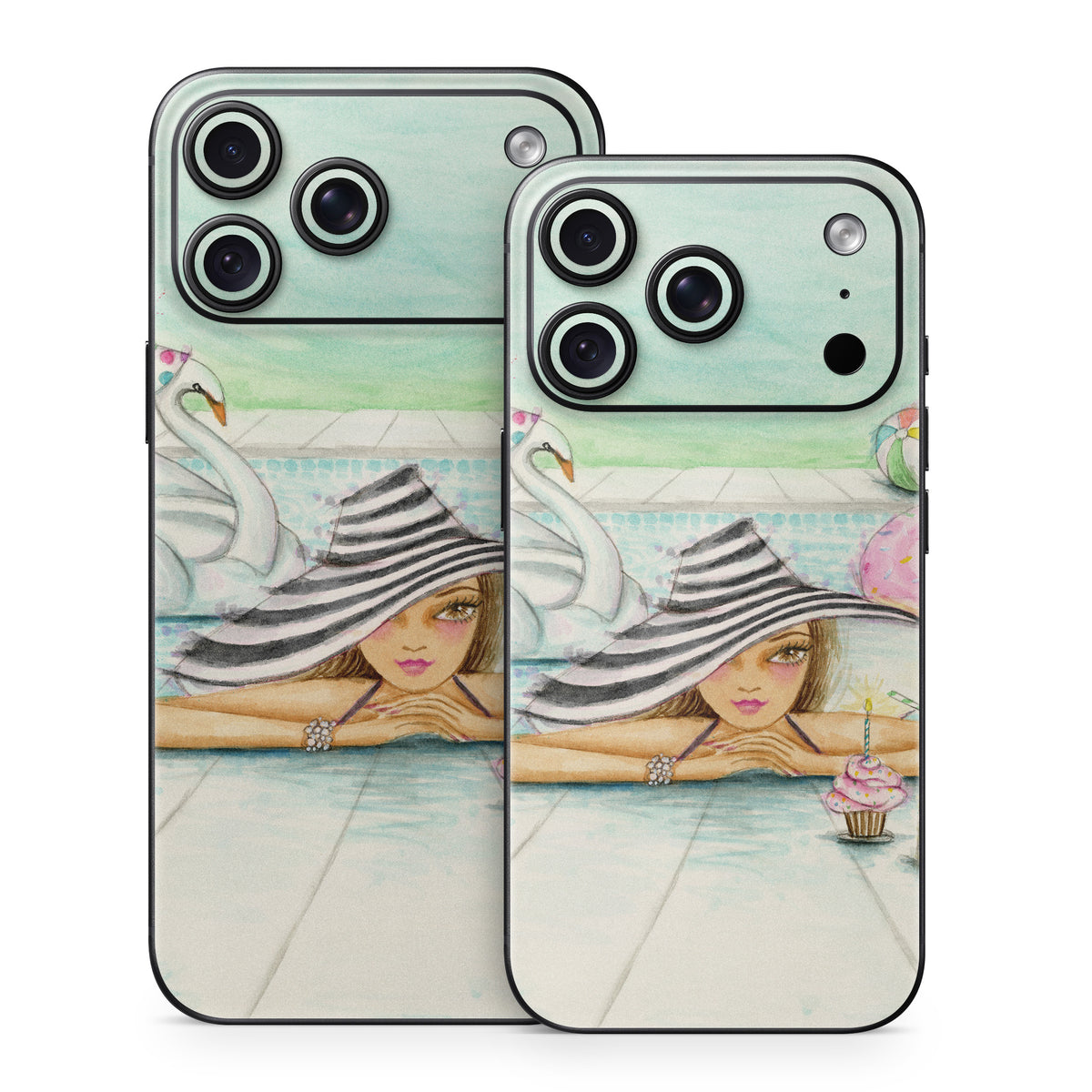 Delphine at the Pool Party - Apple iPhone 18 Skin