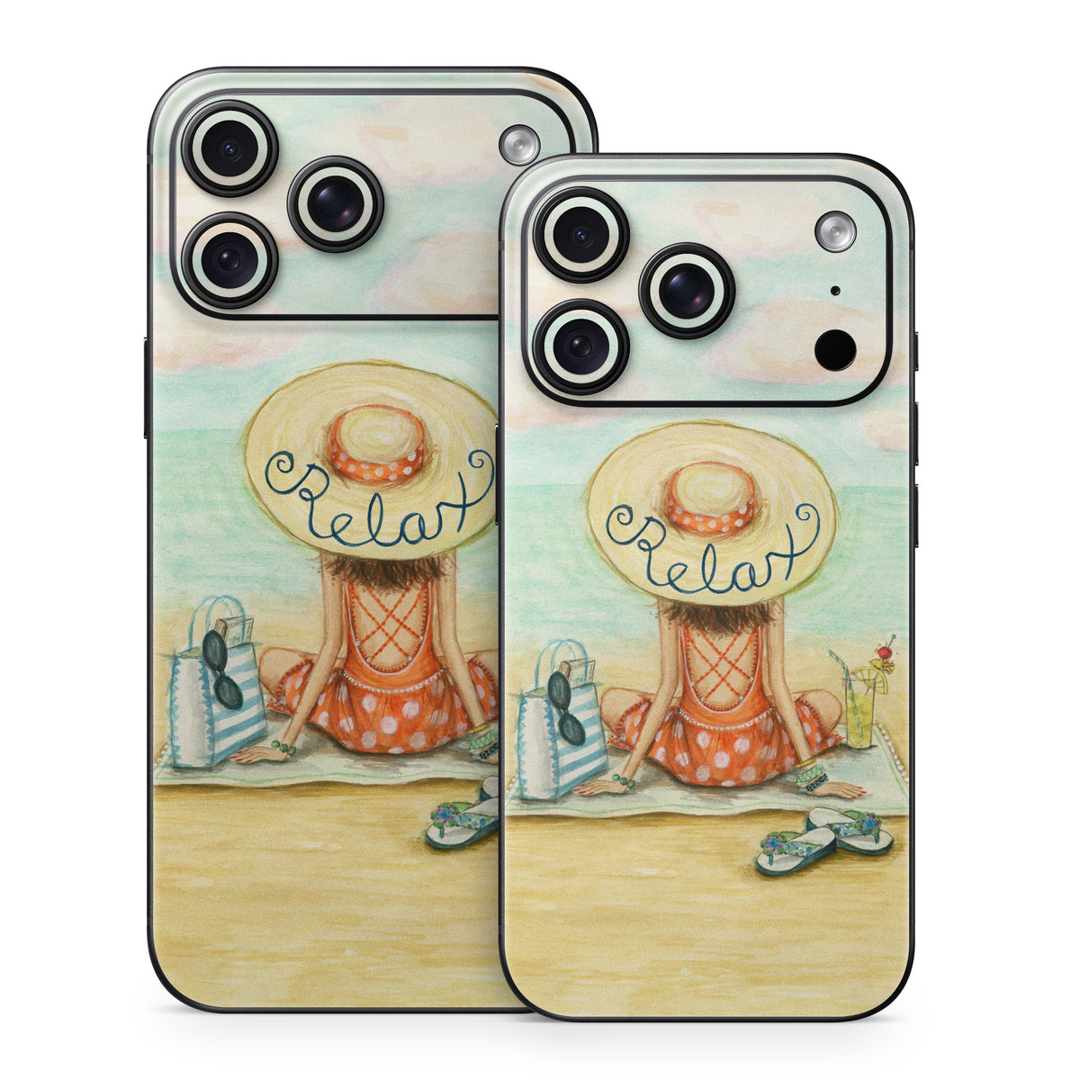 Relaxing on Beach - Apple iPhone 18 Skin