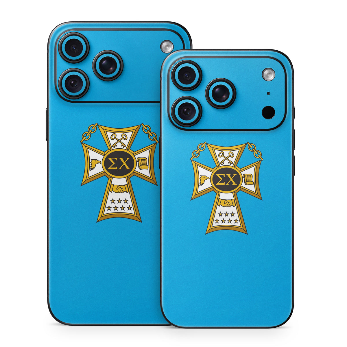 Sigma Chi Badge Blue - Apple iPhone 18 Skin