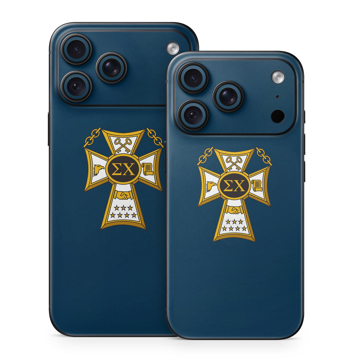 Sigma Chi Badge Navy - Apple iPhone 18 Skin