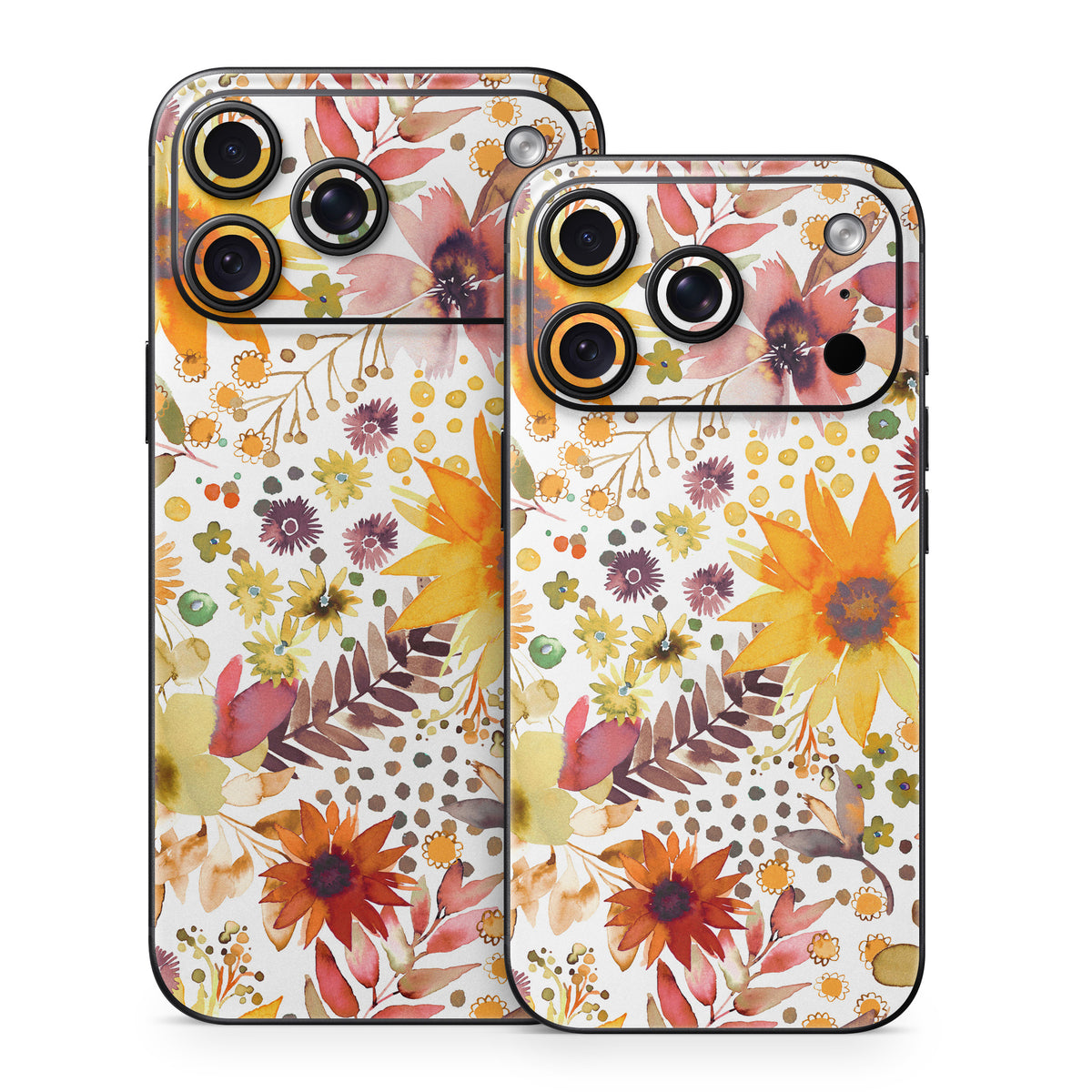 Summer Watercolor Sunflowers - Apple iPhone 18 Skin