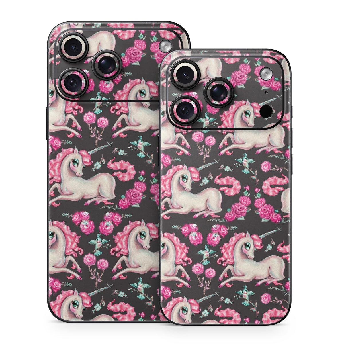 Unicorns and Roses - Apple iPhone 18 Skin