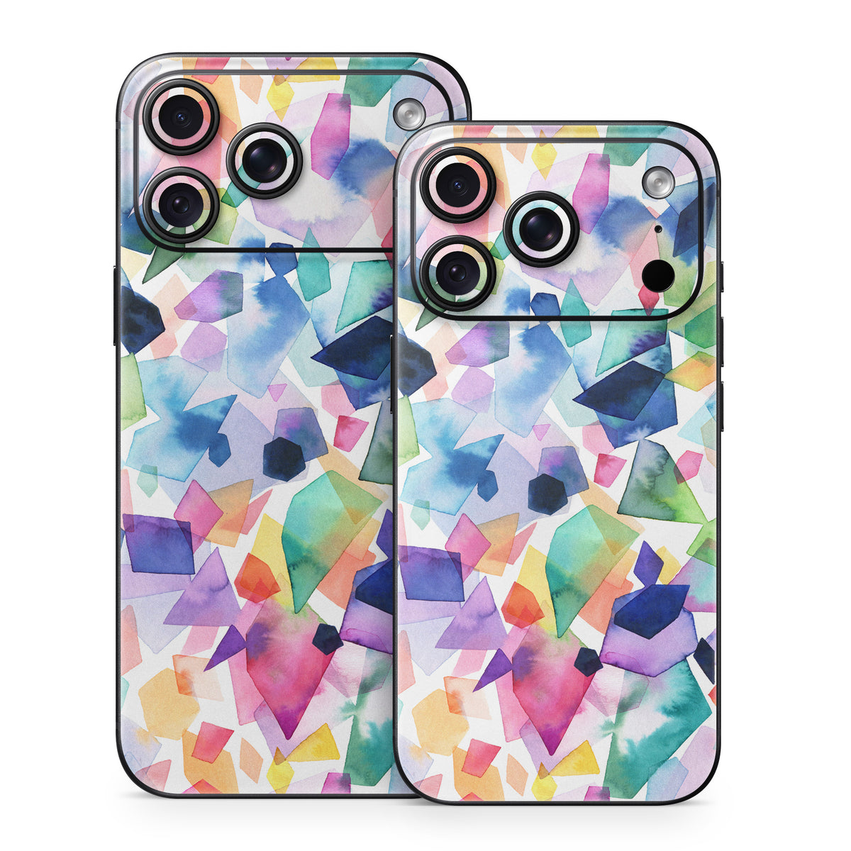 Watercolor Crystals and Gems - Apple iPhone 18 Skin