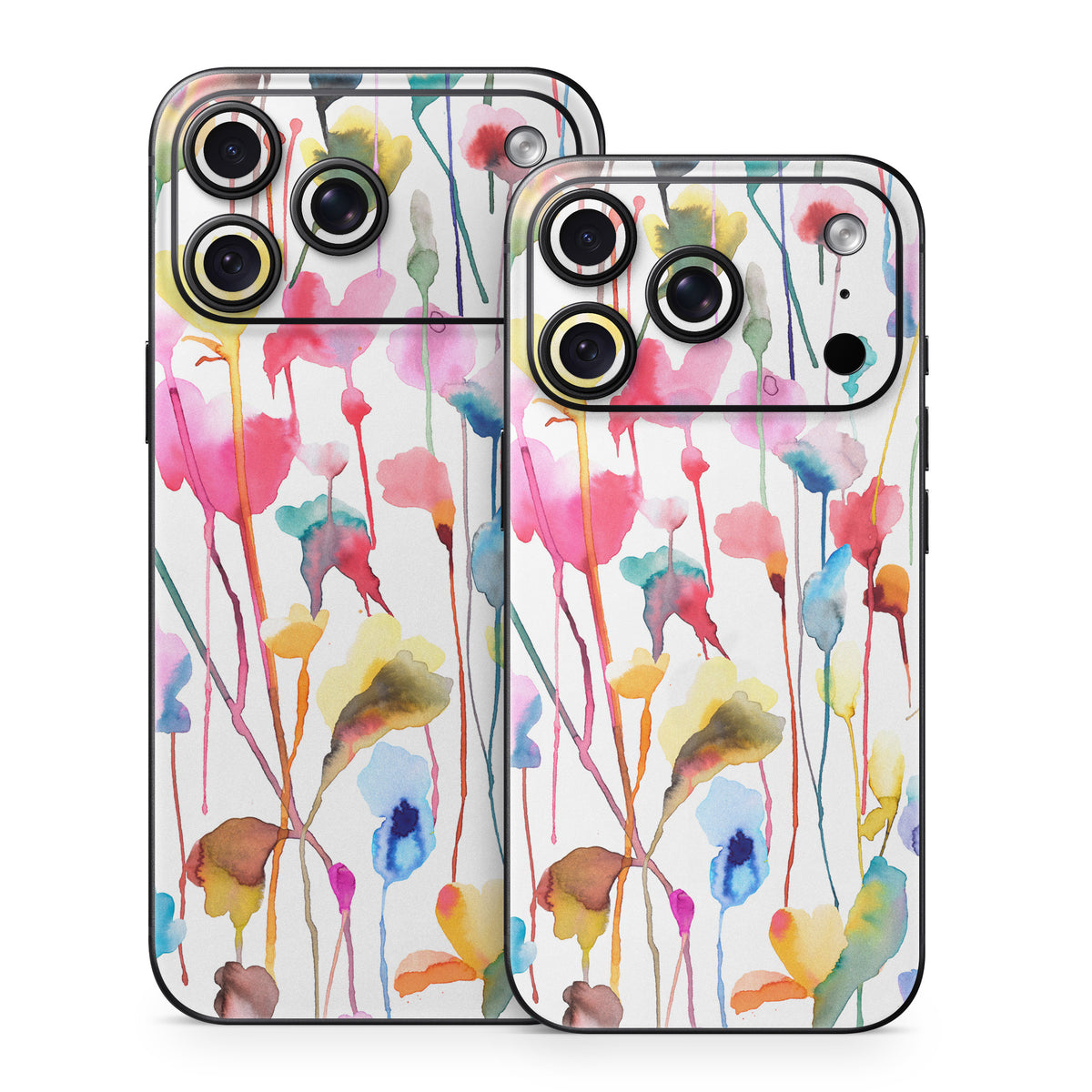 Watercolor Wild Flowers - Apple iPhone 18 Skin