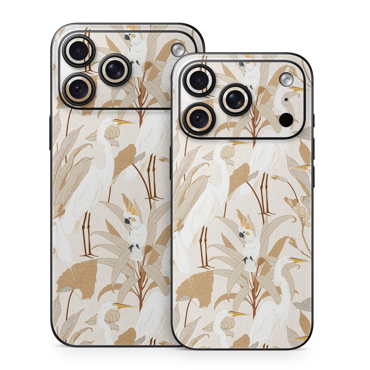 White Cranes Cockatoo - Apple iPhone 18 Skin