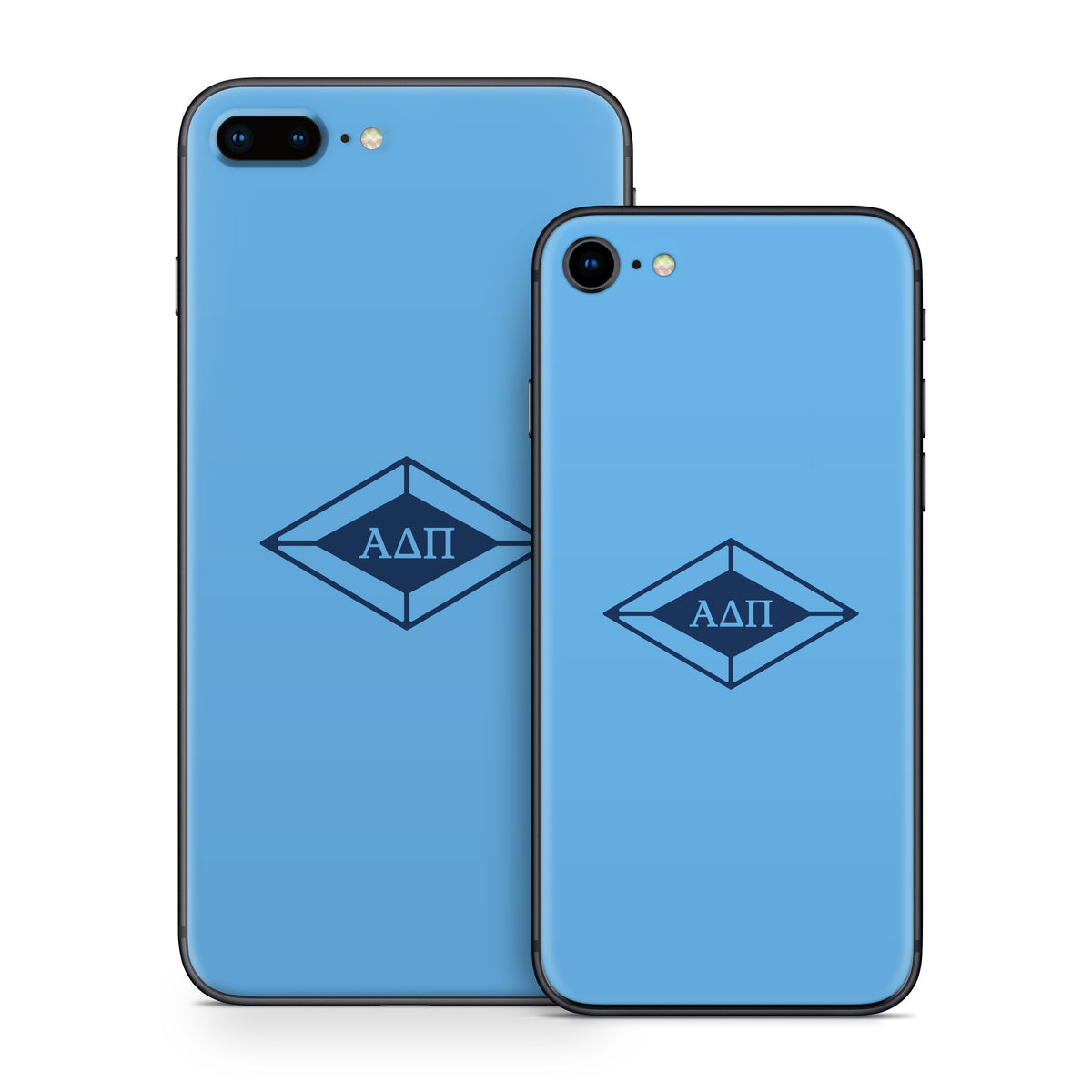 Alpha Delta Pi Diamond Letters Adelphean Blue - Apple iPhone 8 Skin