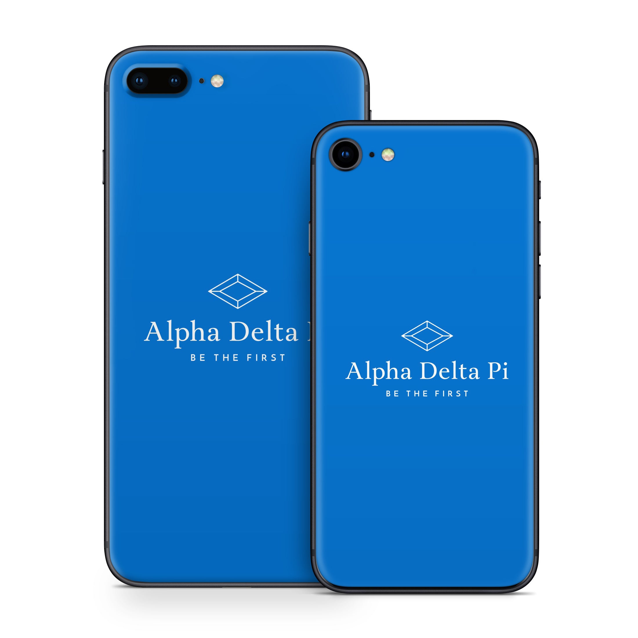 Alpha Delta Pi Primary Logo Azure - Apple iPhone 8 Skin
