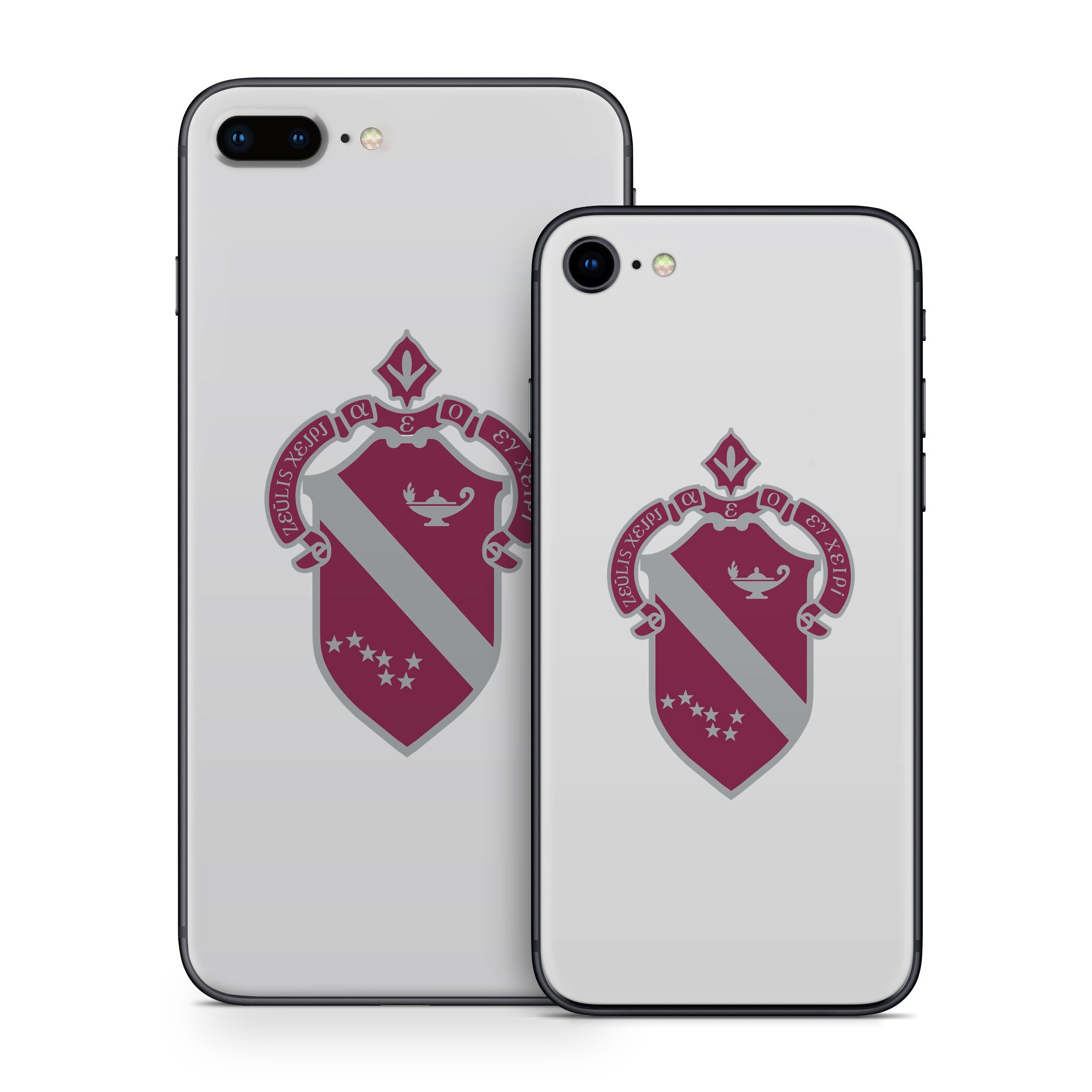 Alpha Phi Crest Silver - Apple iPhone 8 Skin