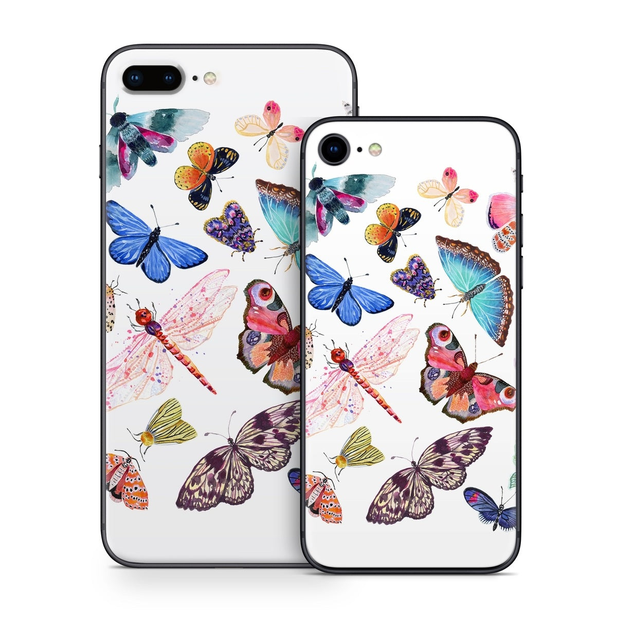 Butterfly Scatter - Apple iPhone 8 Skin