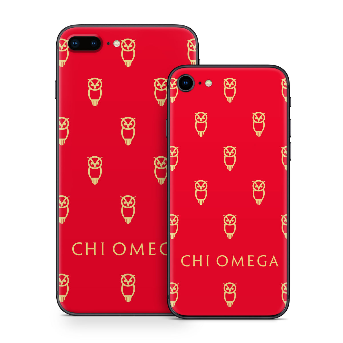 Chi Omega Owl Pattern - Apple iPhone 8 Skin