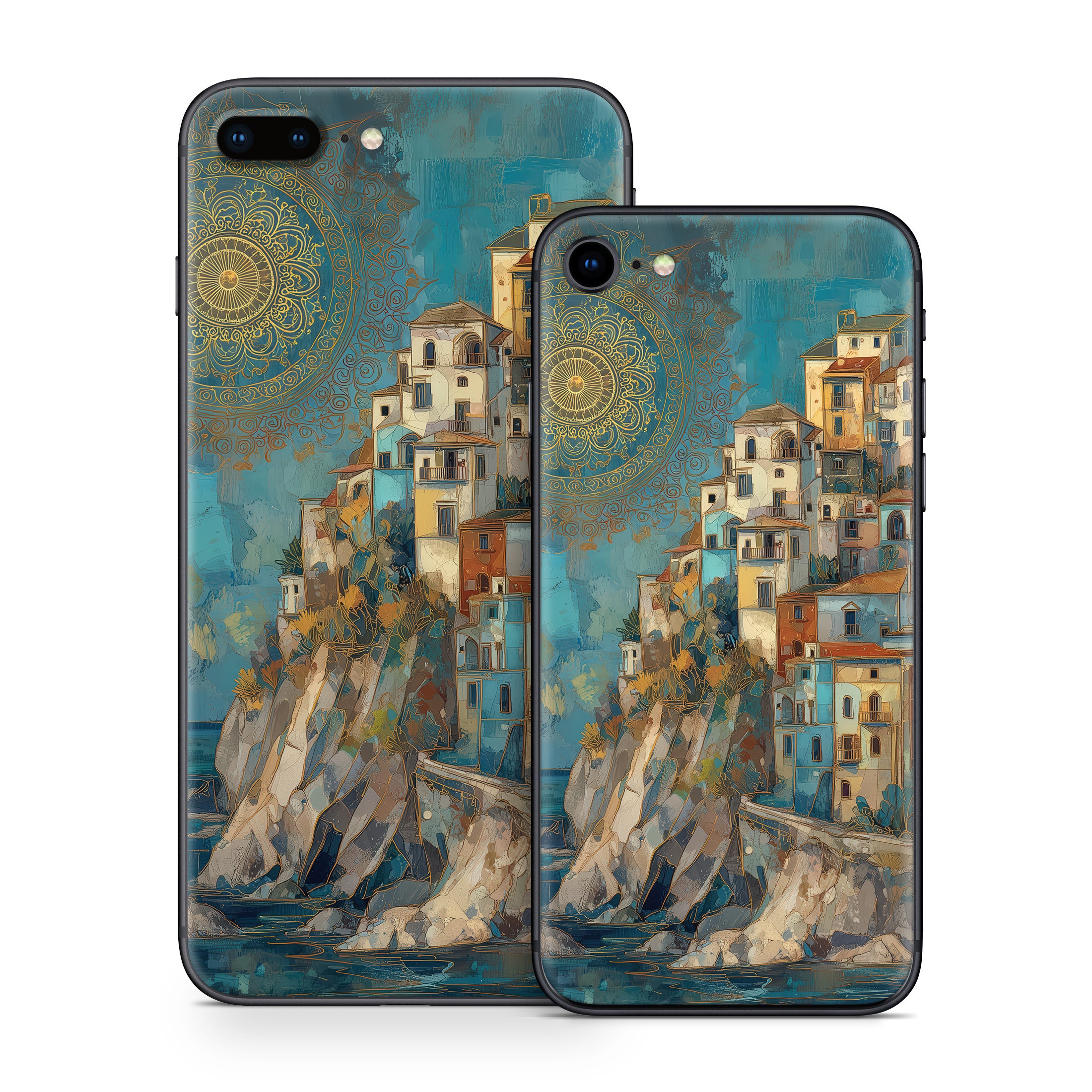 Coastal Town - Apple iPhone 8 Skin