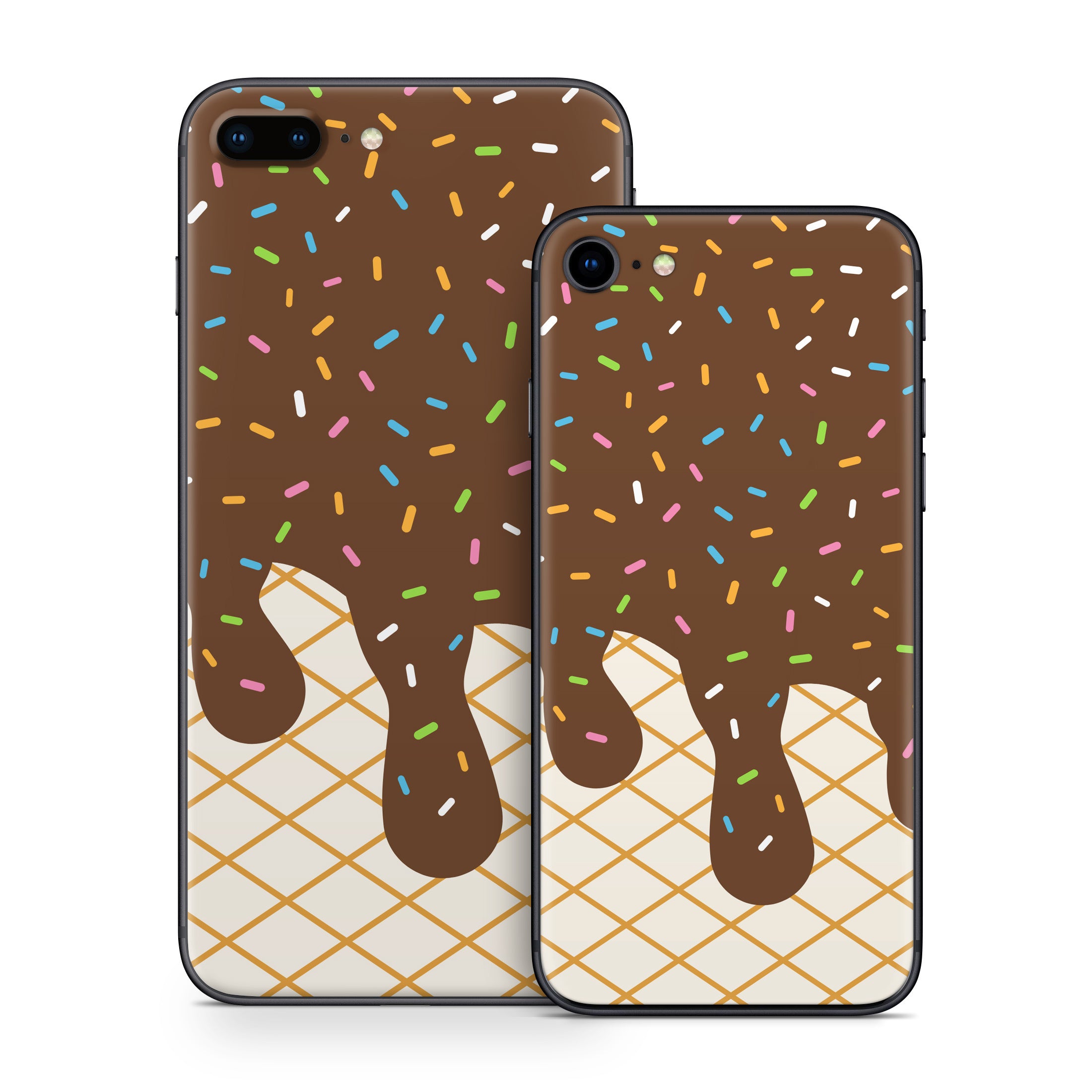 Chocolate Ice Cream Drip - Apple iPhone 8 Skin