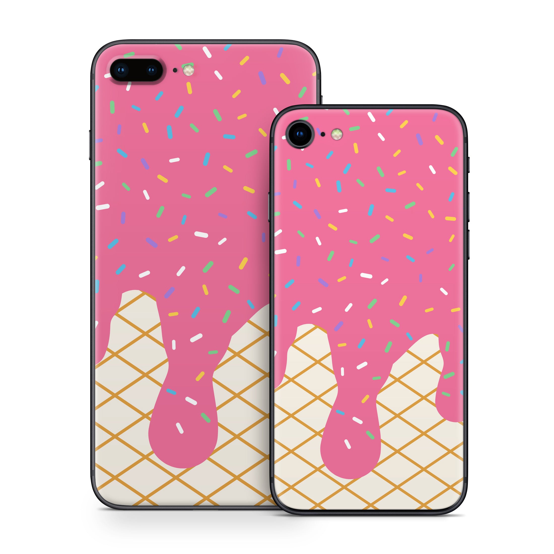Strawberry Ice Cream Drip - Apple iPhone 8 Skin