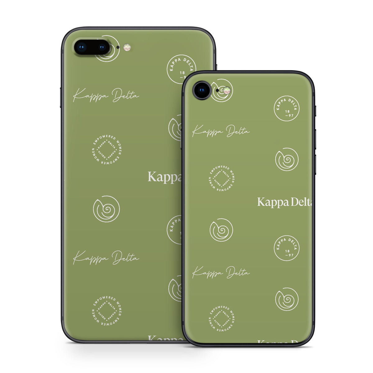 Kappa Delta Pattern - Apple iPhone 8 Skin