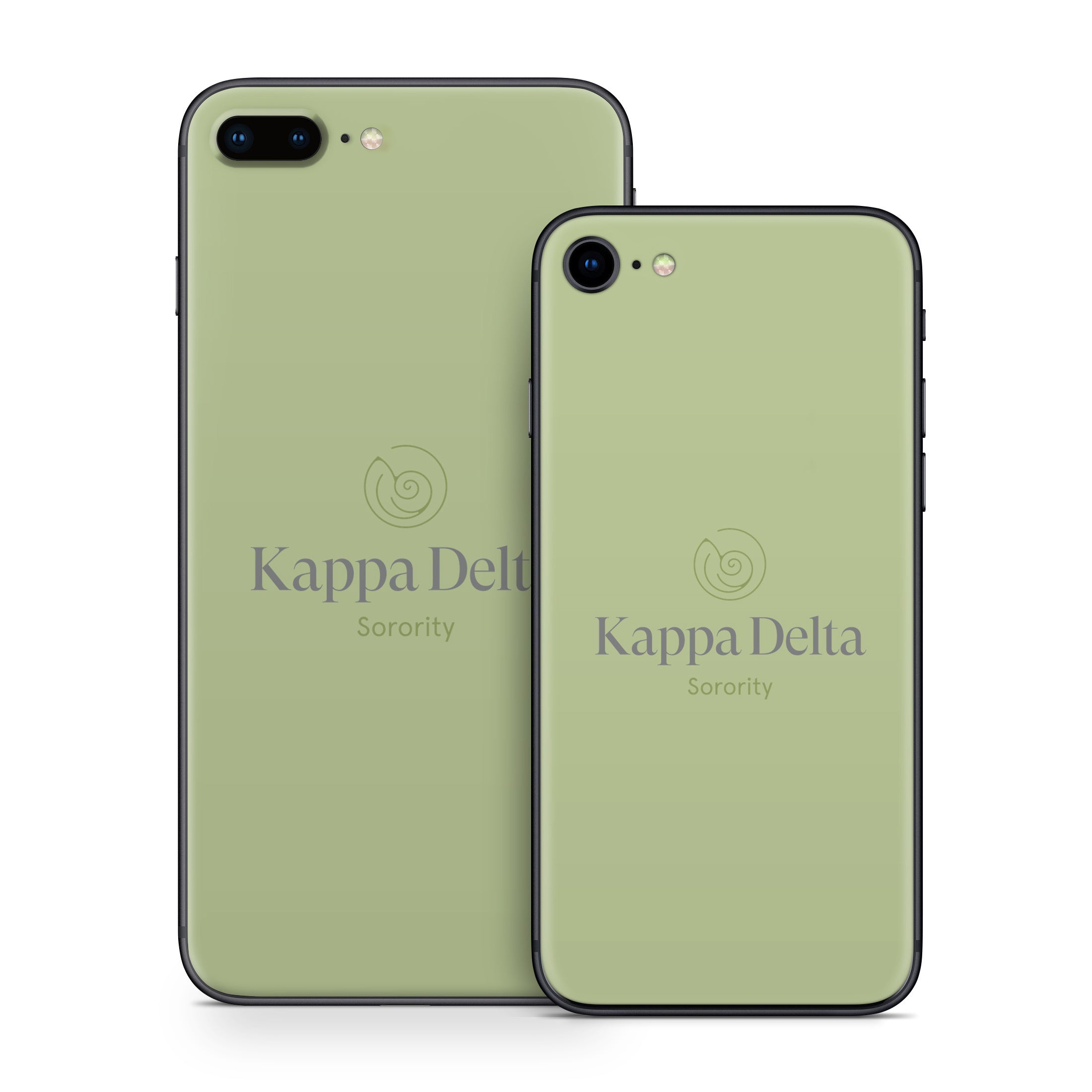 Kappa Delta Primary Logo Light Olive - Apple iPhone 8 Skin