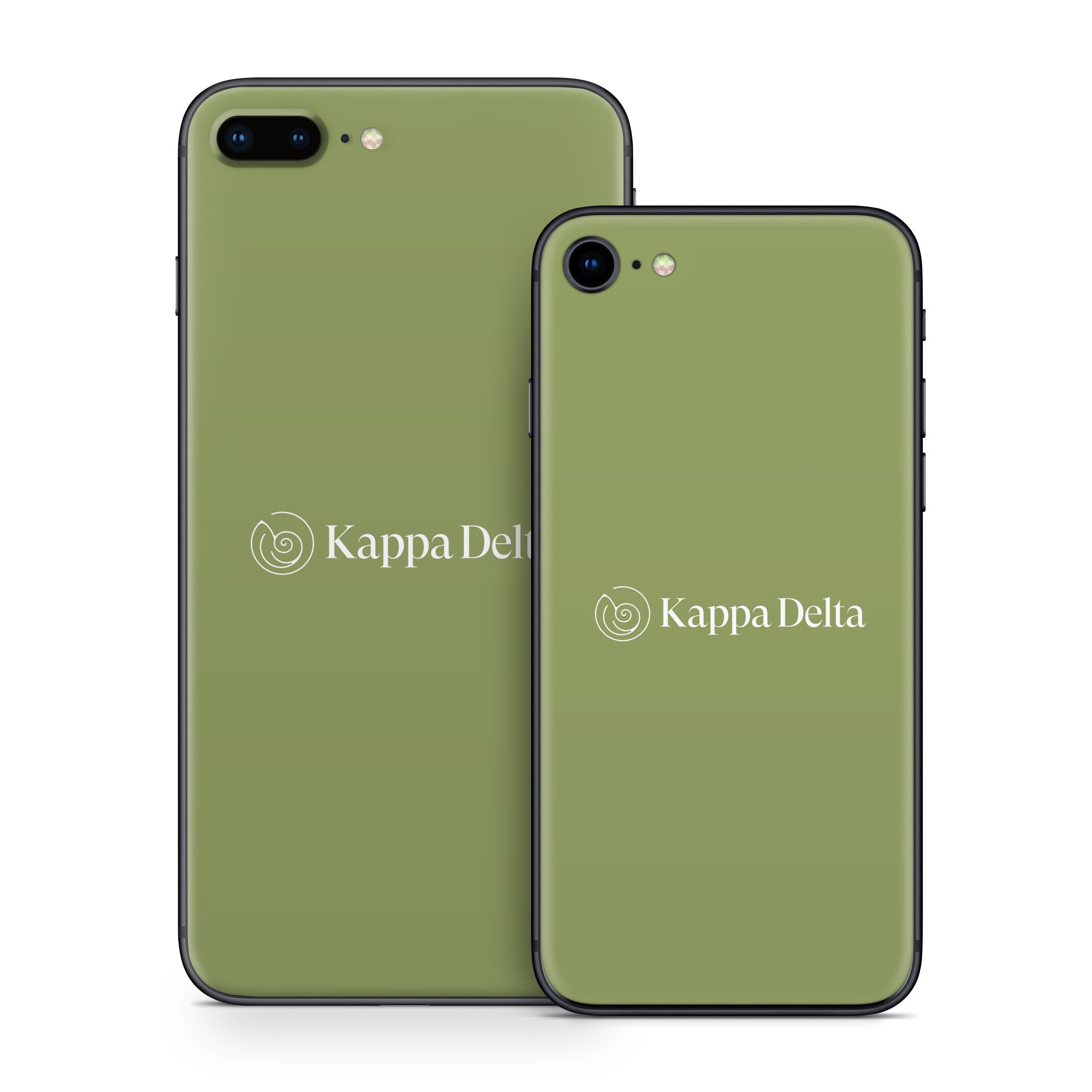 Kappa Delta Secondary Logo KD Olive - Apple iPhone 8 Skin