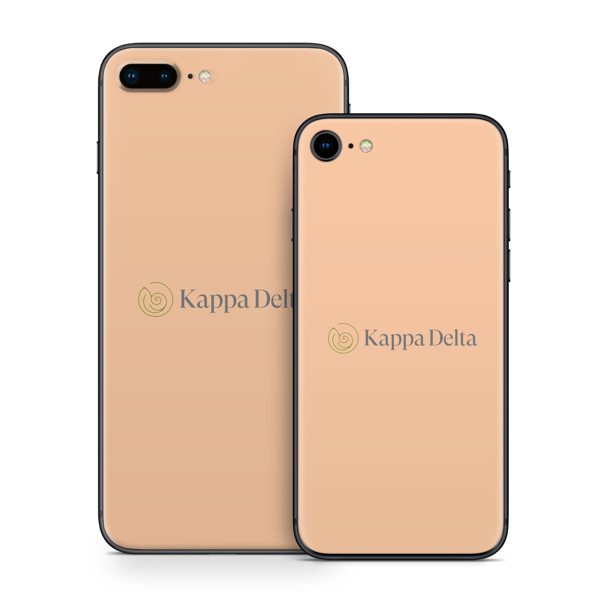 Kappa Delta Secondary Logo Empowered Peach - Apple iPhone 8 Skin