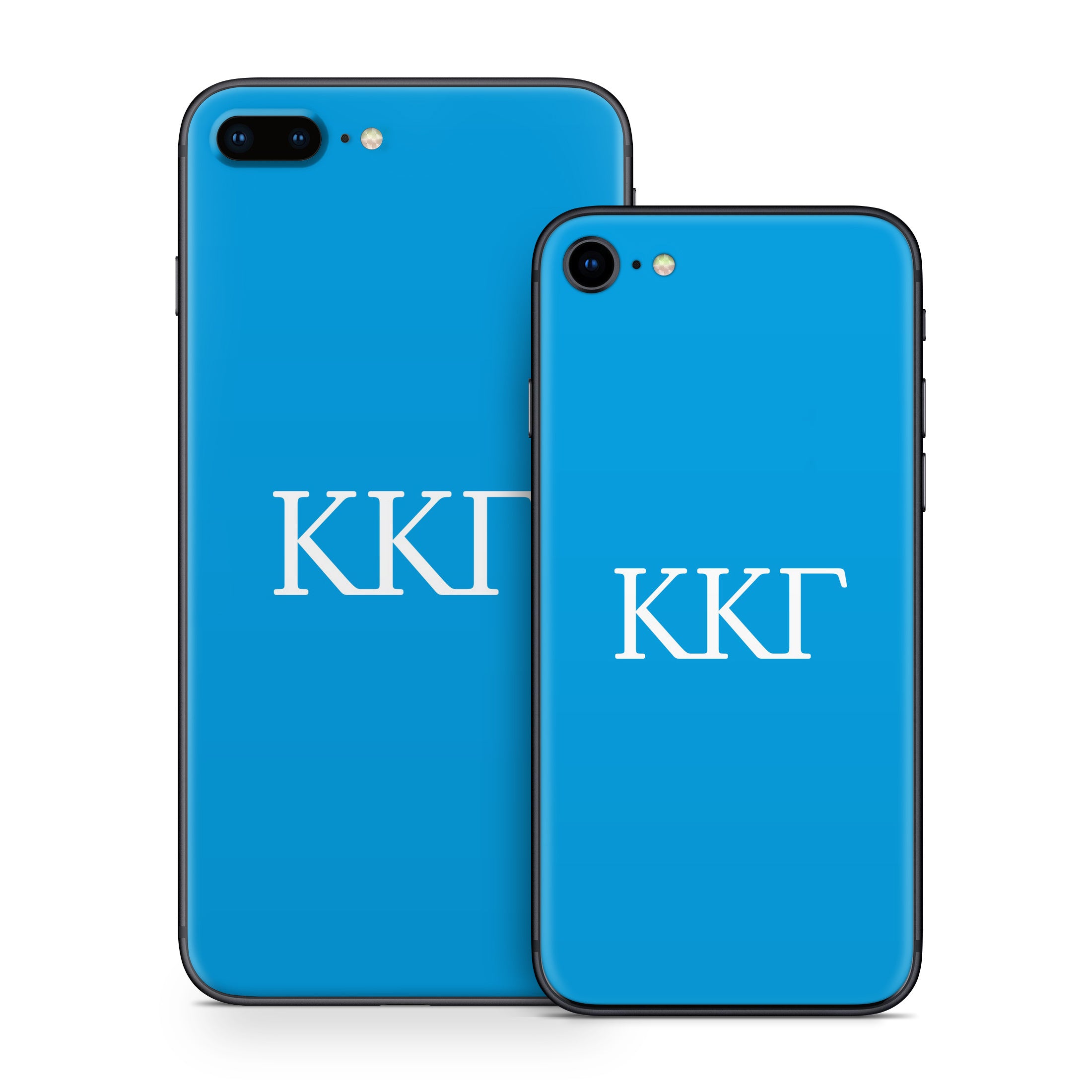 Kappa Kappa Gamma Greek Letters Gamma Blue - Apple iPhone 8 Skin
